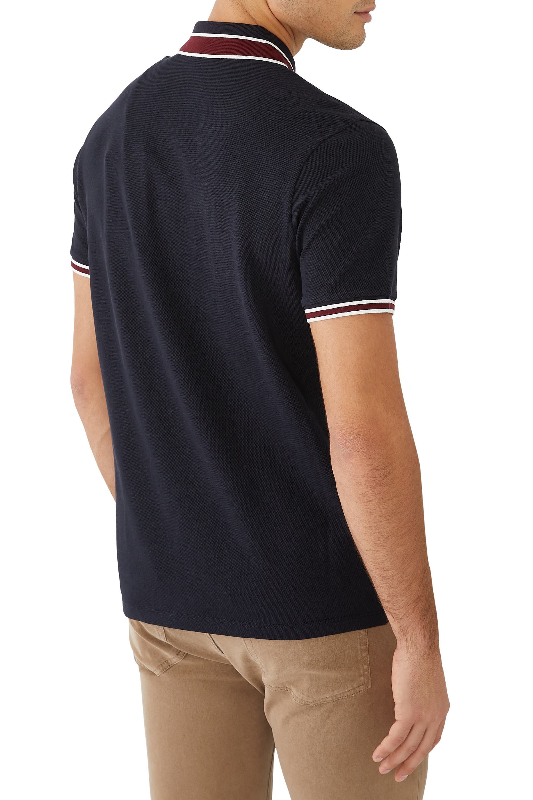 Logo Patch Polo Shirt