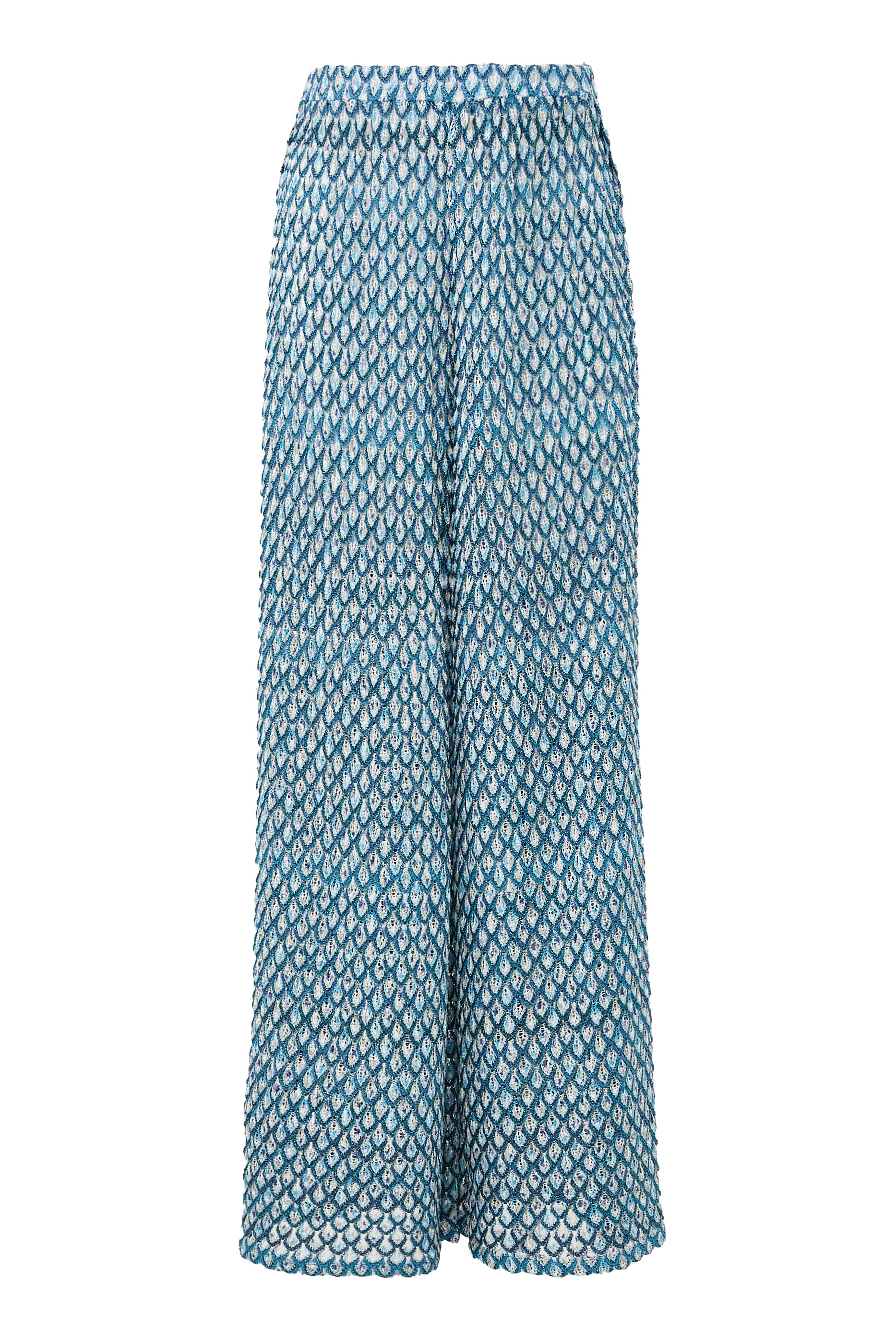 Exclusive Mare Lace Raschel Wide Leg Pants