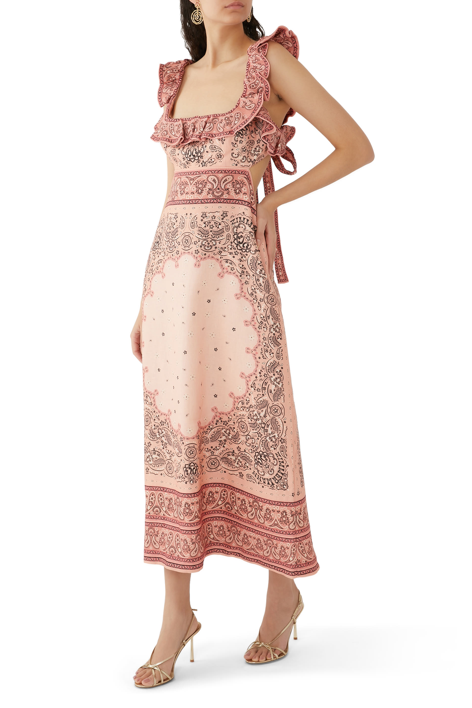 Matchmaker Frilled Midi Dress