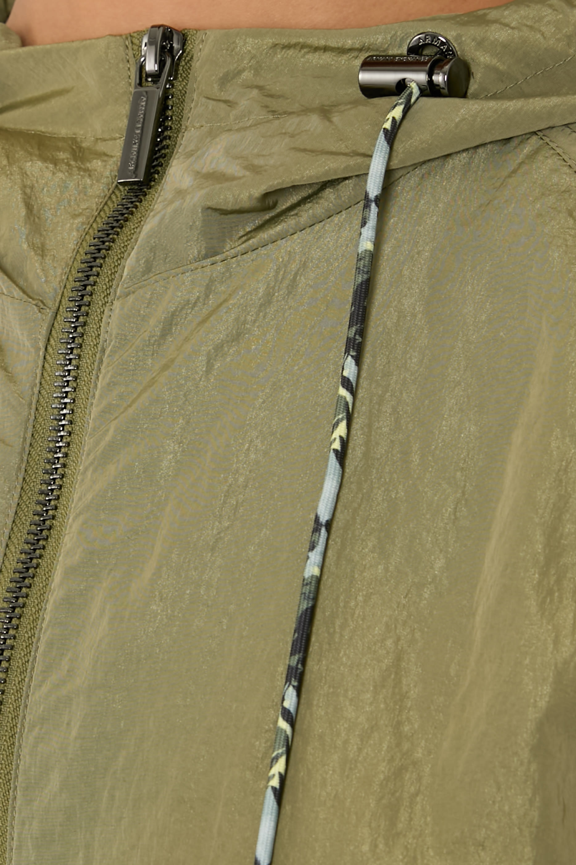 Metallic Effect Windbreaker