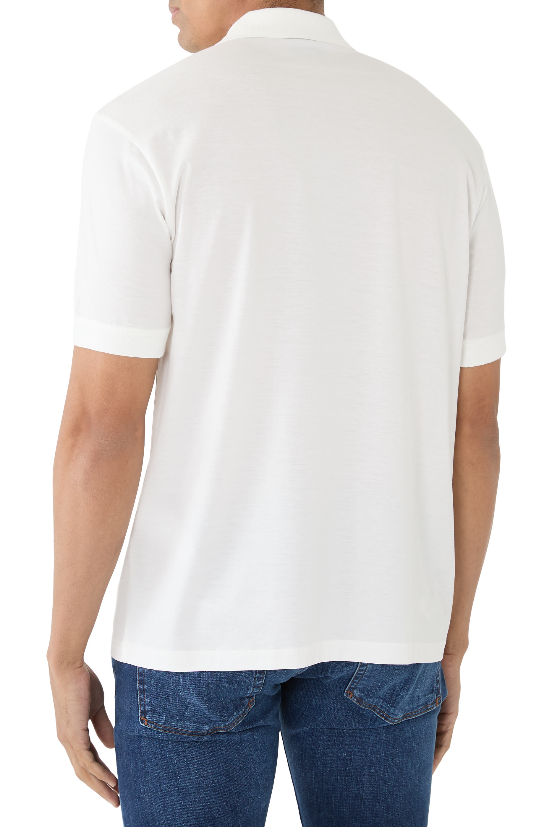 Micro Eagle Logo Polo Shirt