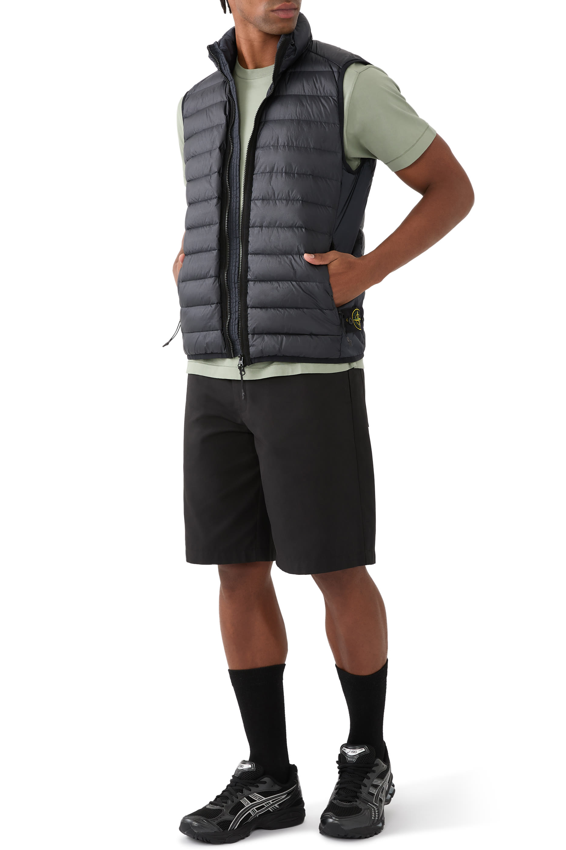Light Down Zip Vest with Anti-Drop