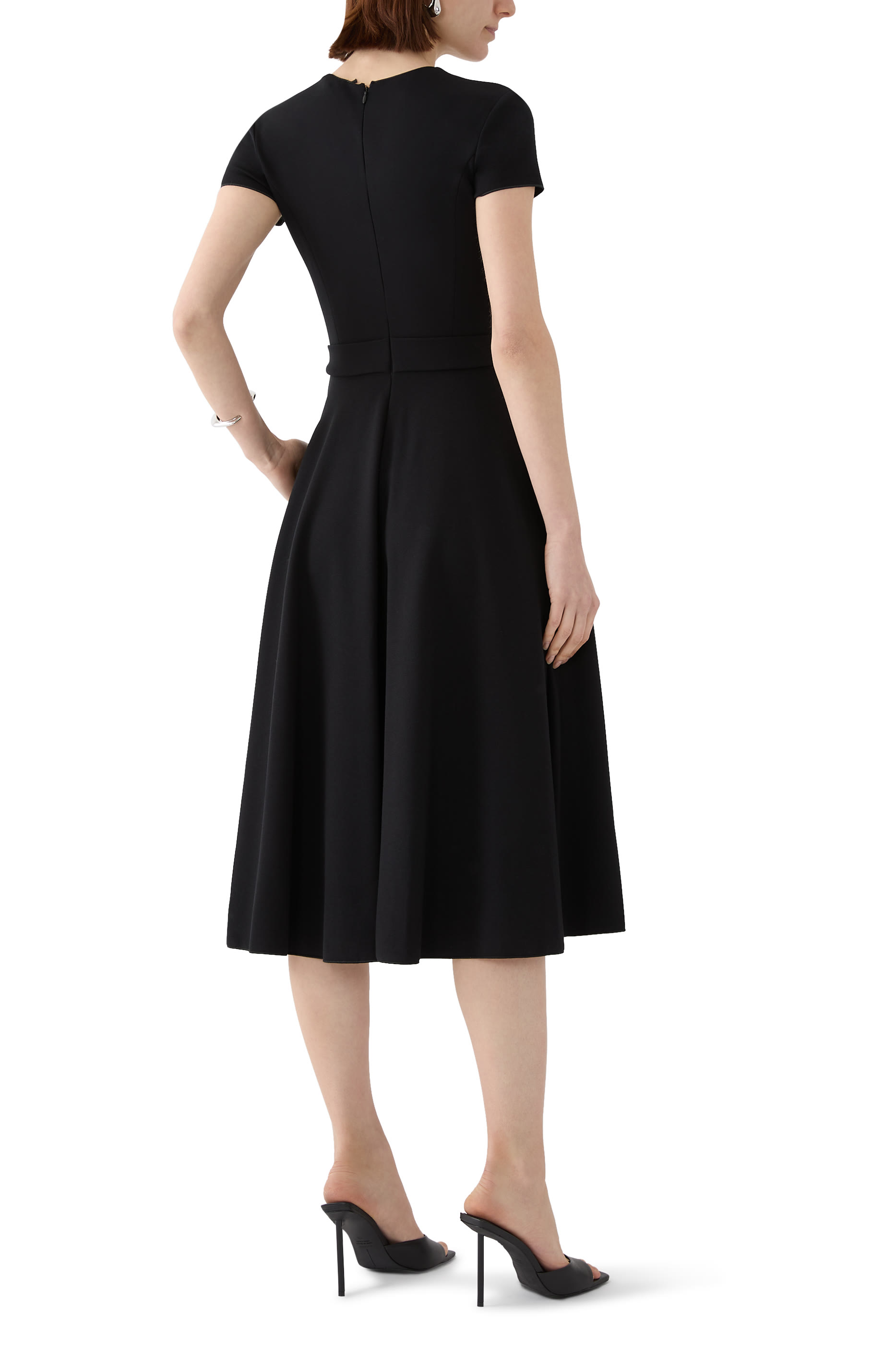 Half Zip Short Sleeve Dress