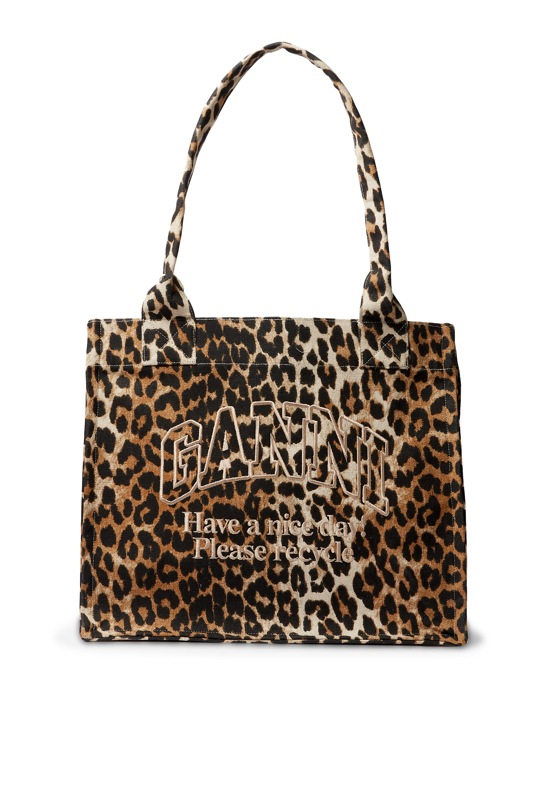 Leopard-Print Tote Bag