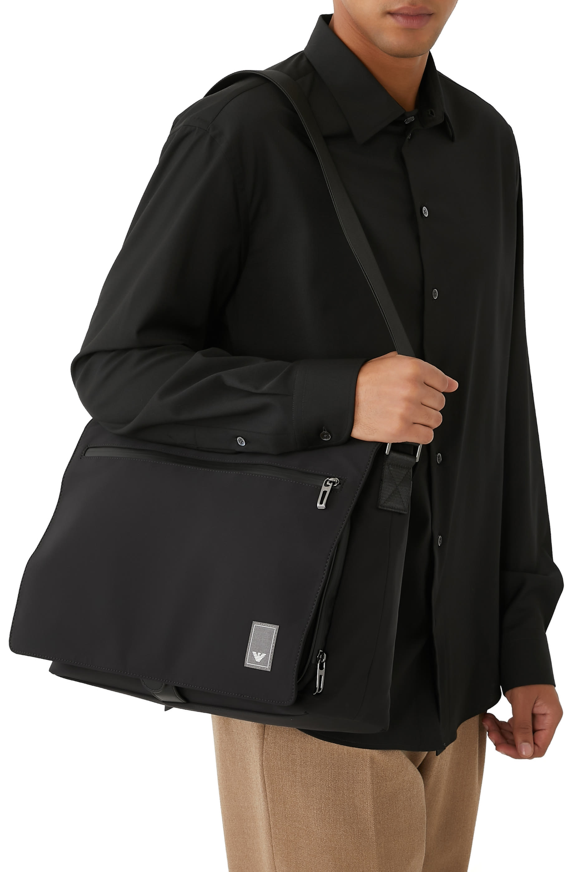 Travel Essential Nylon Messenger Bag