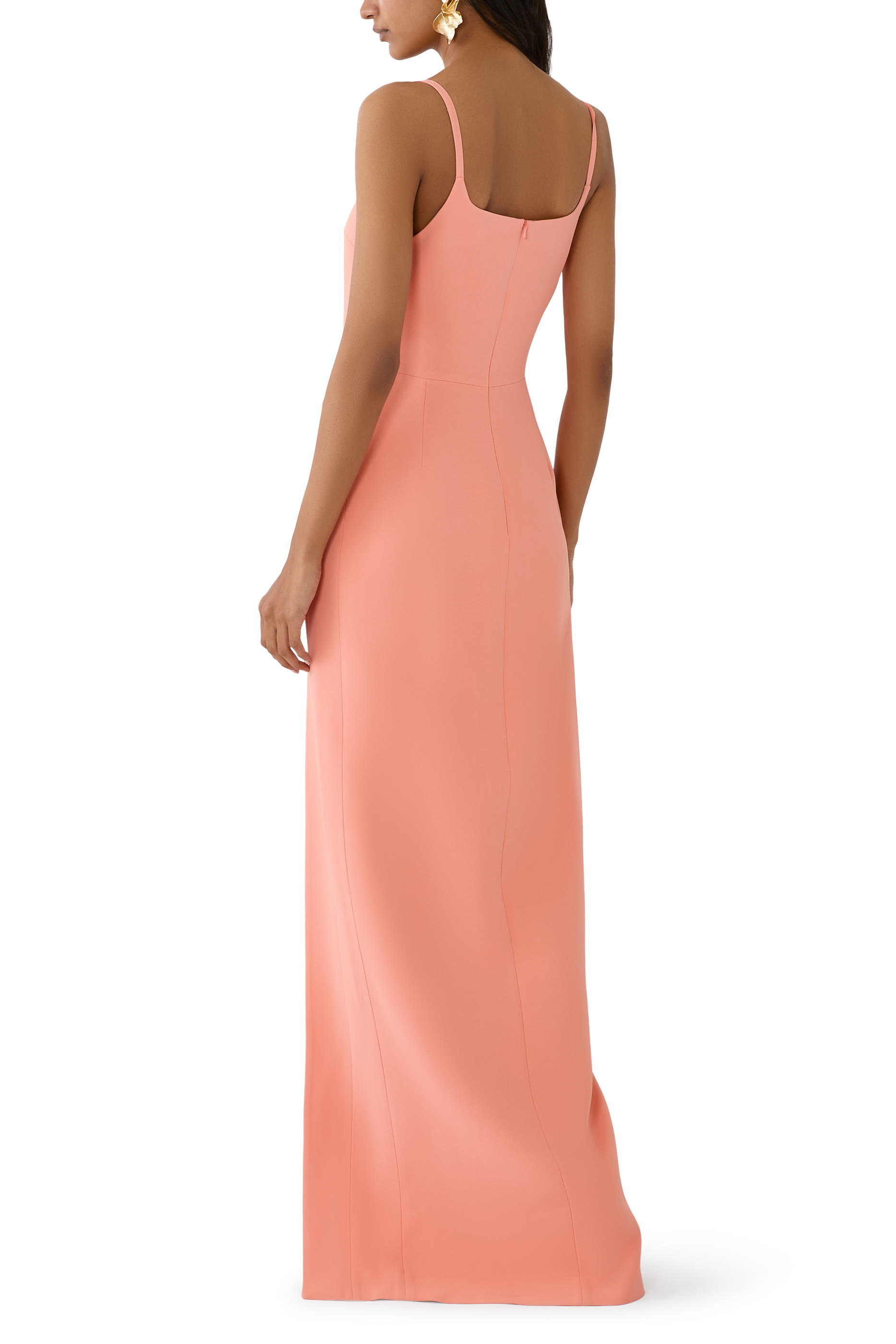  Lace Rose Embroidered Gown