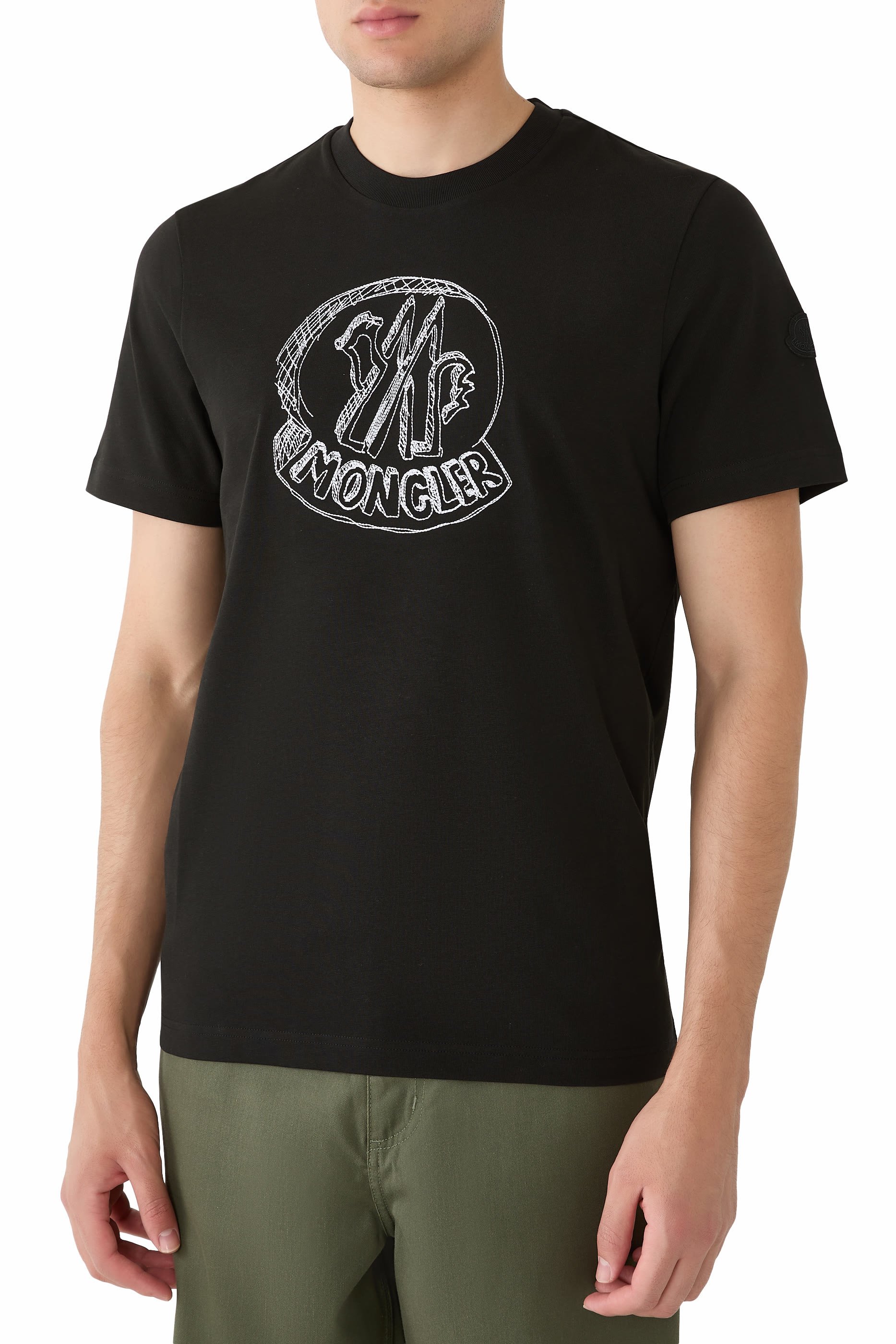 Sketch Embroidered Logo T-Shirt