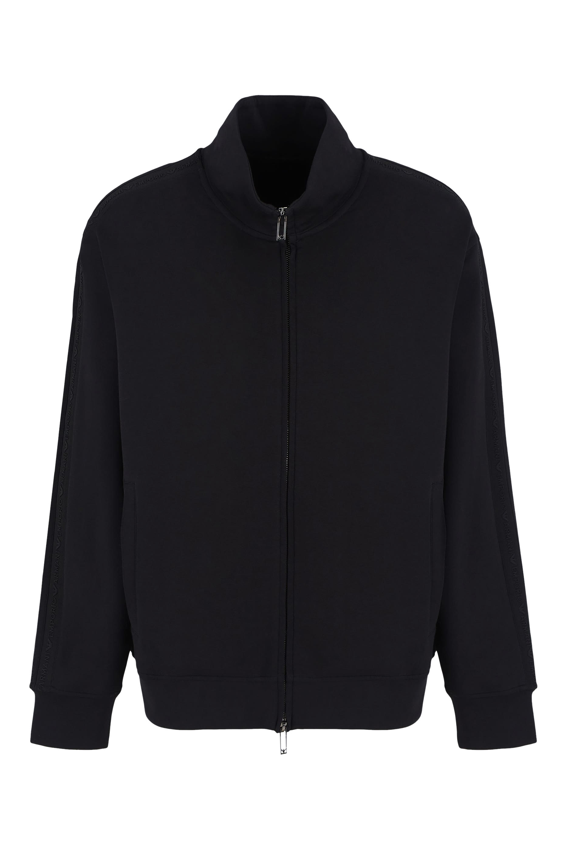 Jersey Zip-Up Sweatshirt