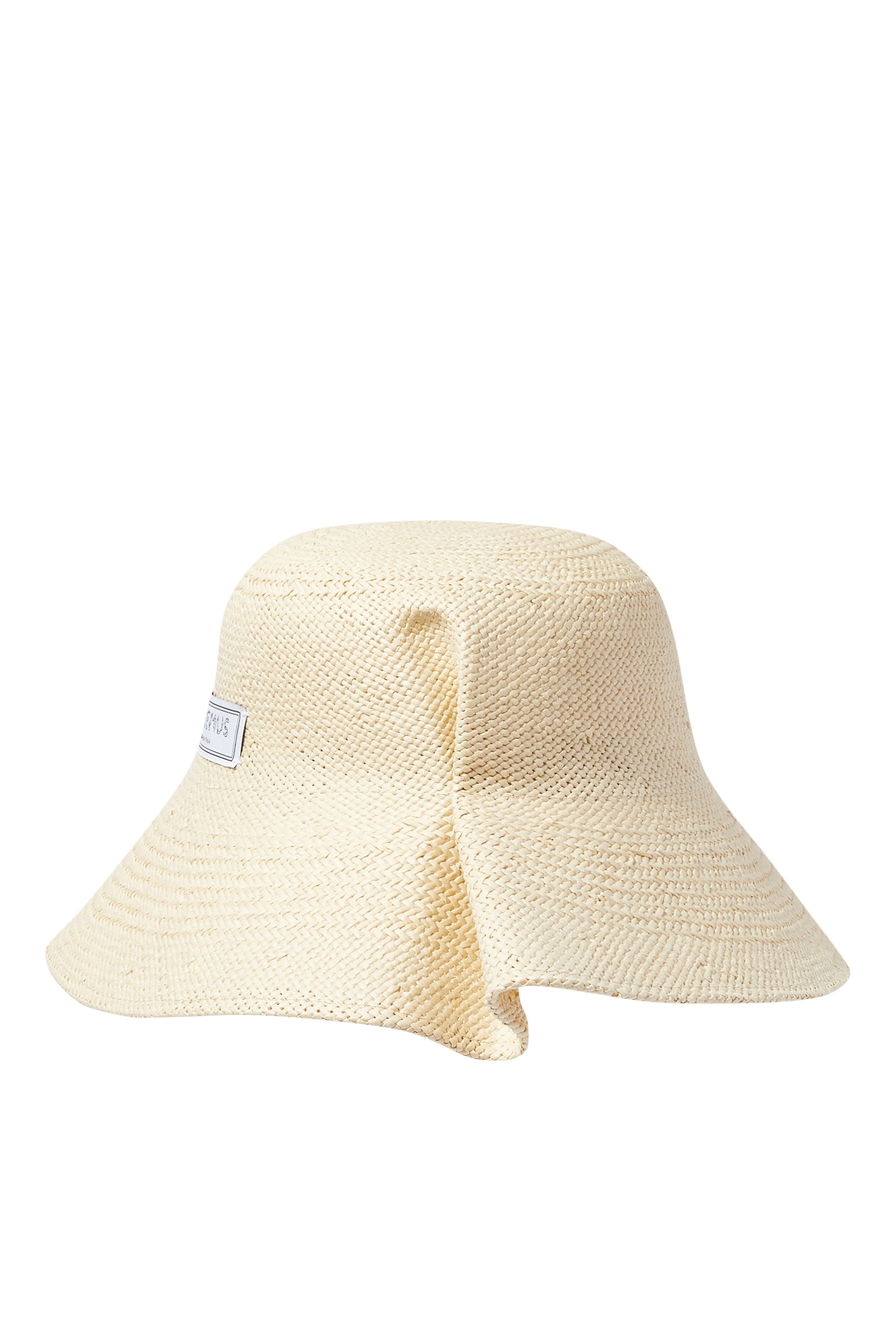 La Chapeau Vela Raffia Bucket Hat
