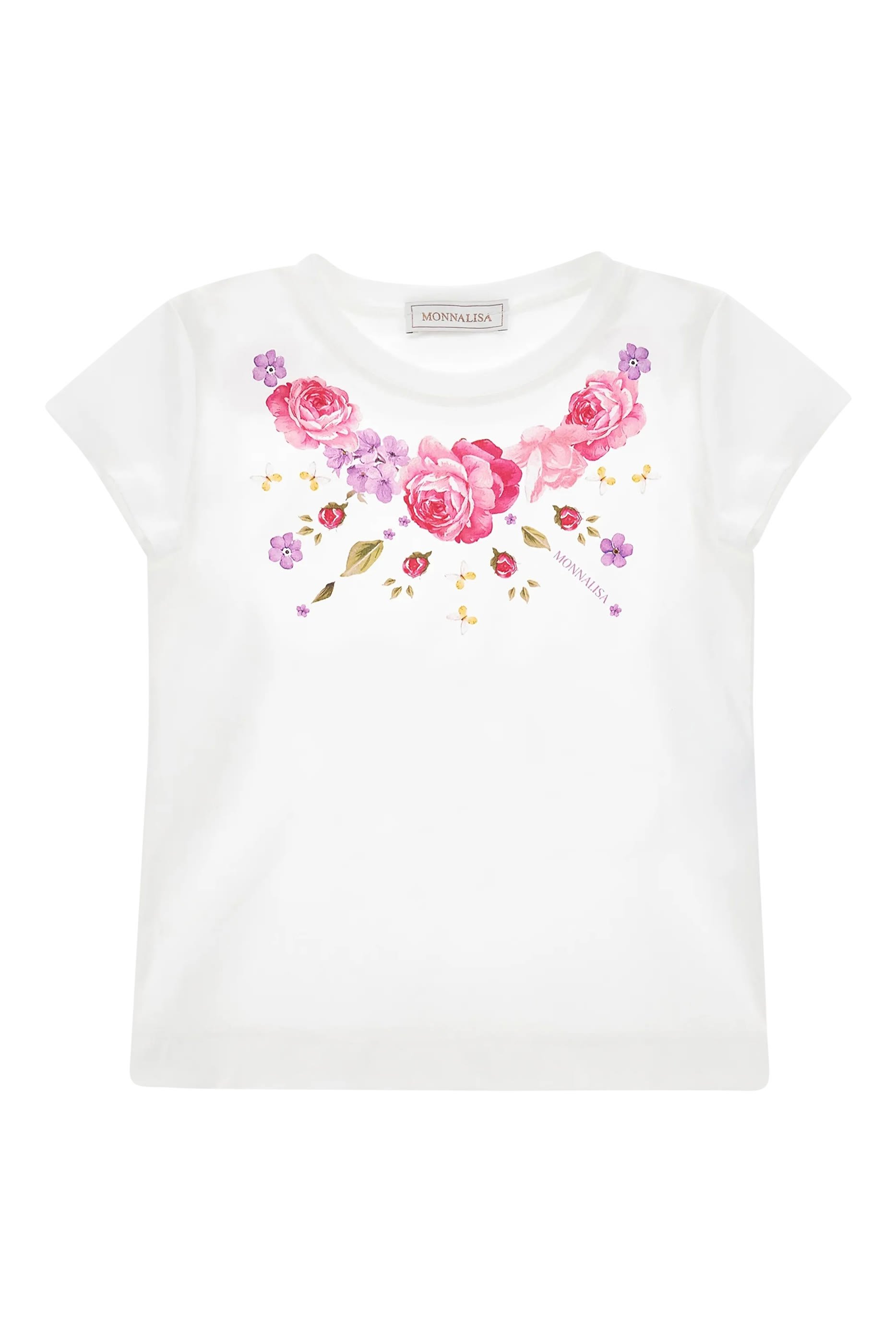 Kids Floral Cotton-Blend T-Shirt