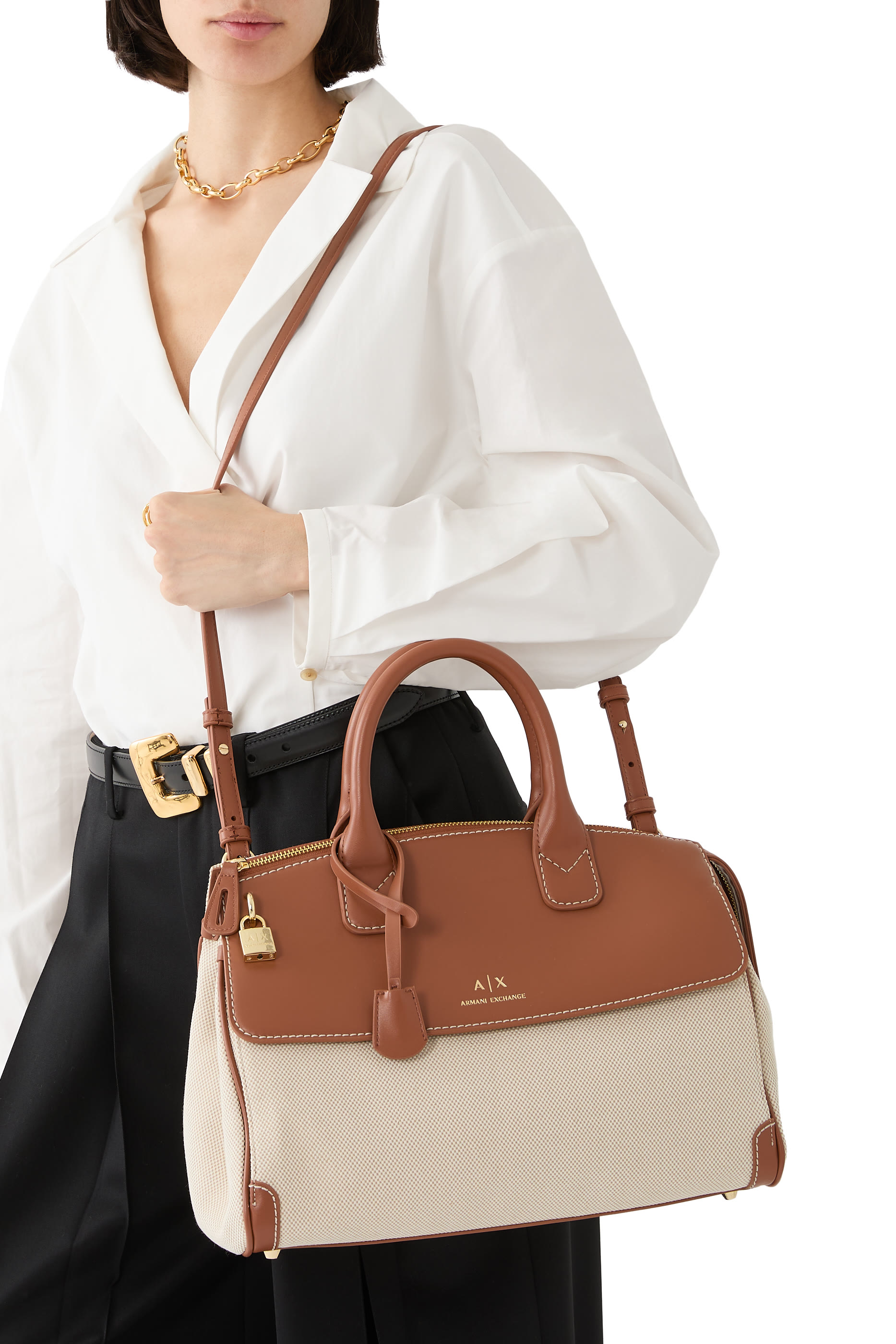 Jane AX Logo Tote Bag