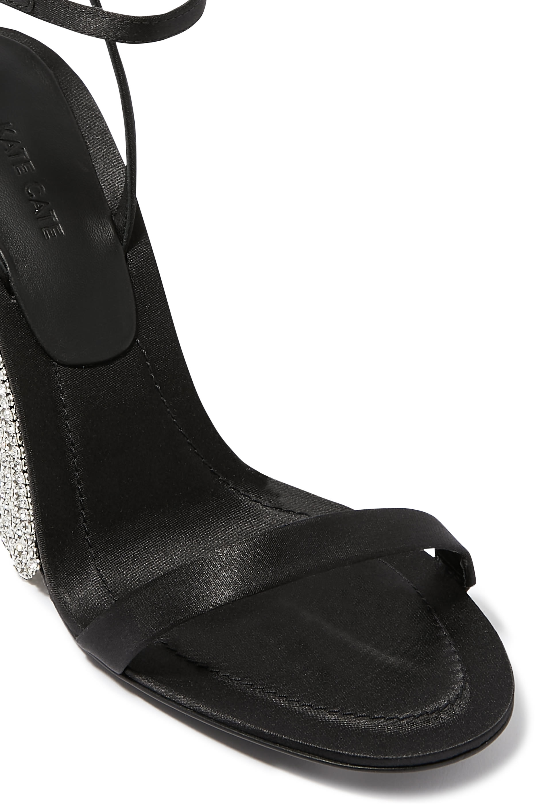 Tulle 90 Slingback Pumps with Ankle Strap