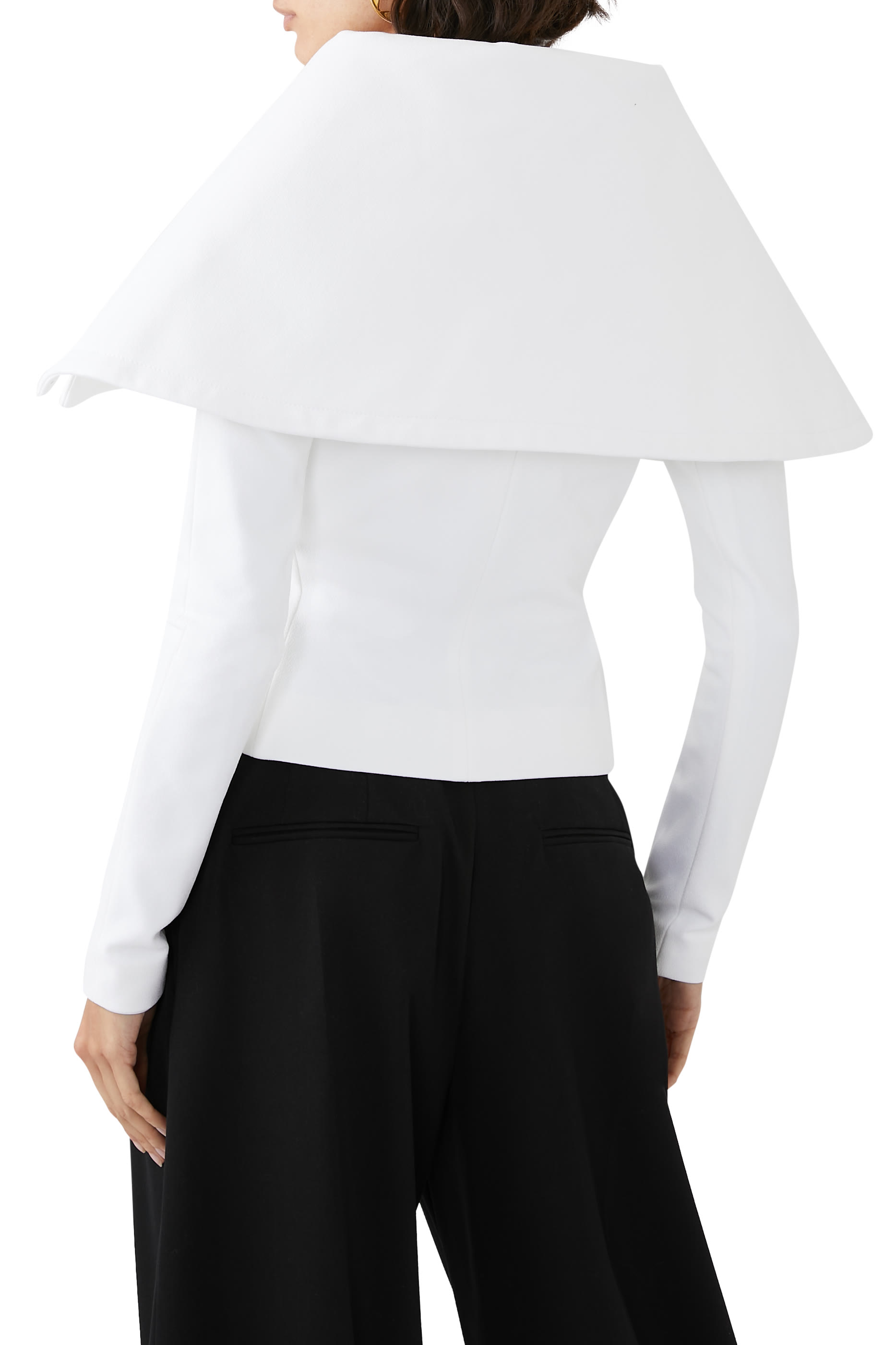 Draped Collar Jacket