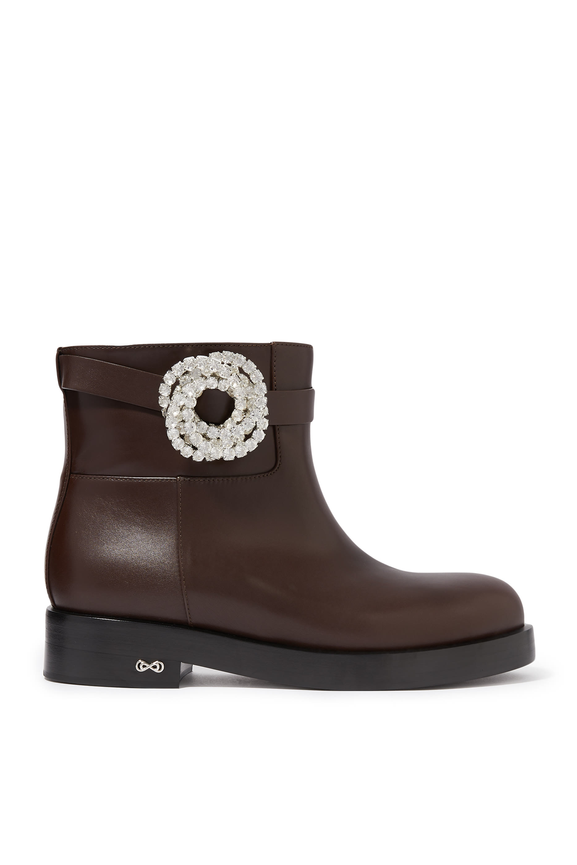 Galaxy Leather Ankle Boots