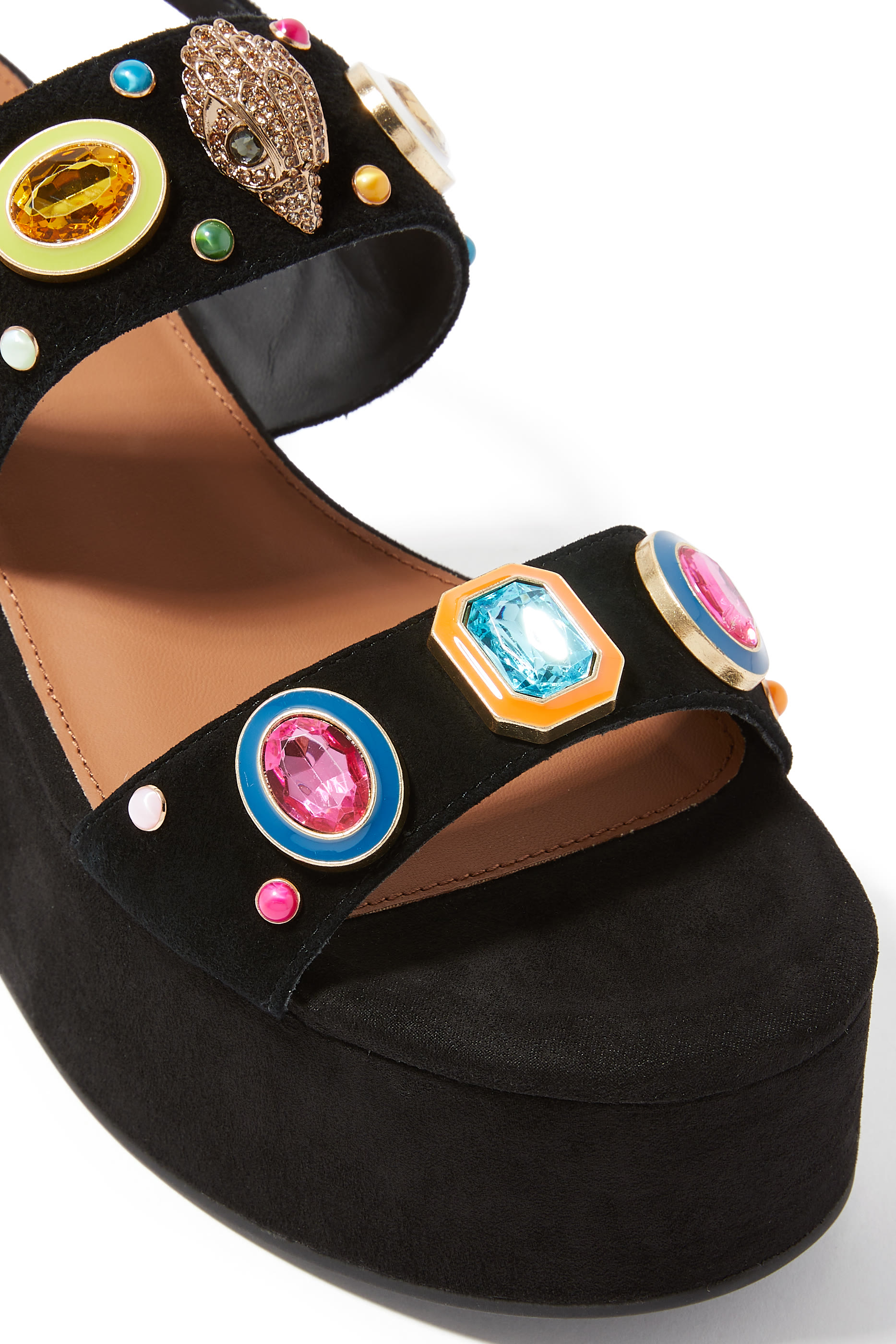 Multi Gem 80 Platform Heels