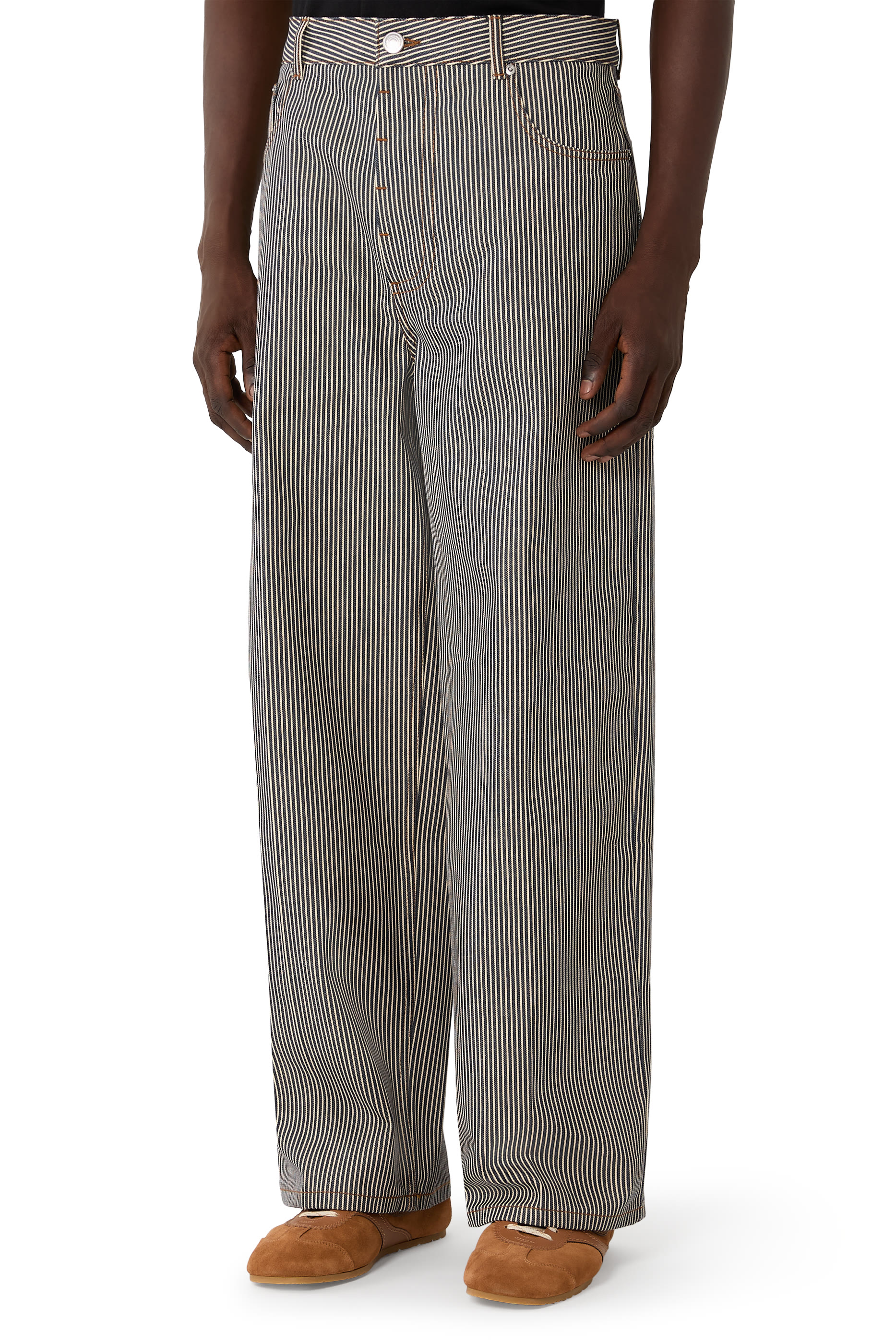 Baggy-Fit Cotton Jeans 