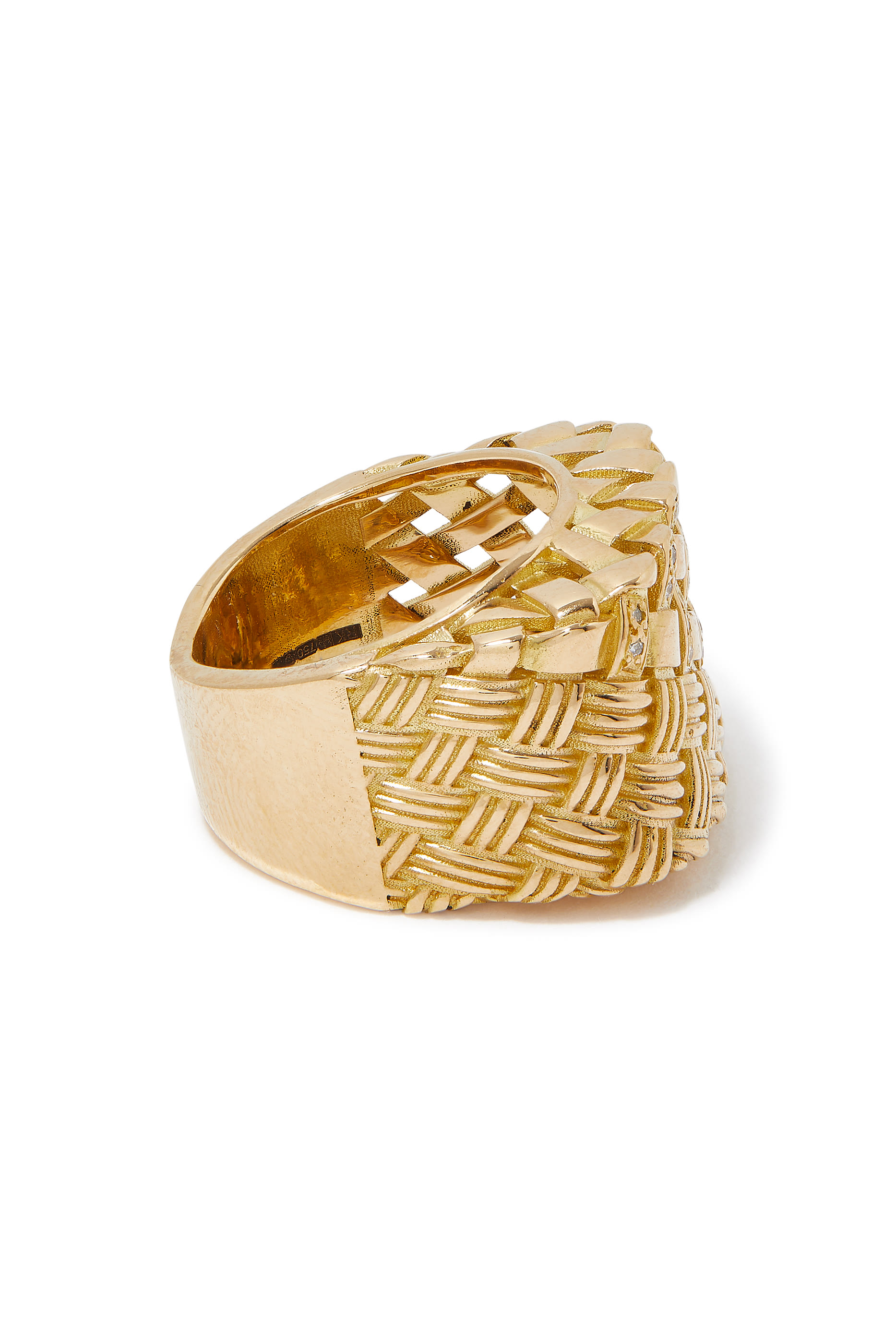 Blanca Ring, 18k Yellow Gold & Diamonds