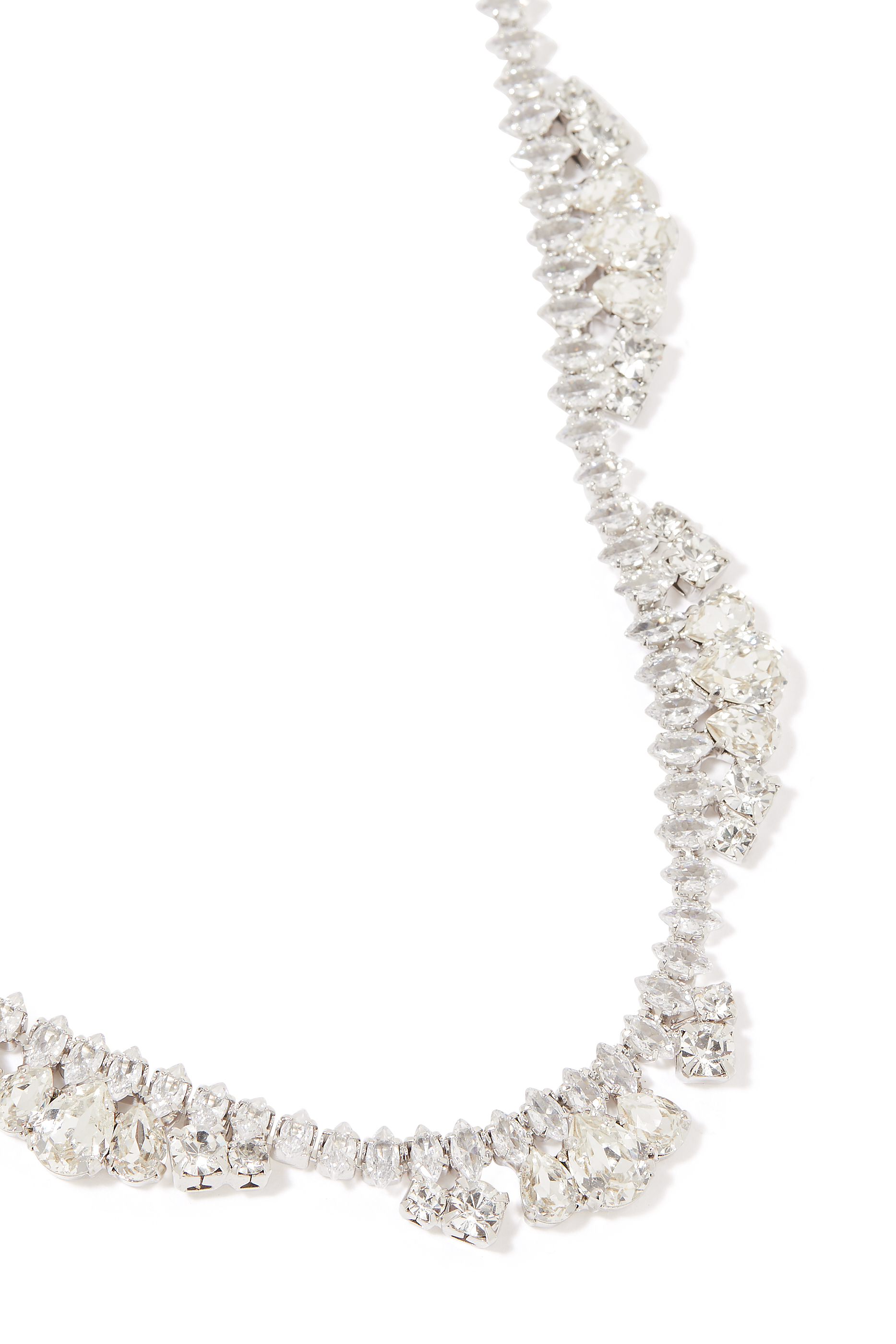 I Choose You Necklace, Crystal & Rhodium