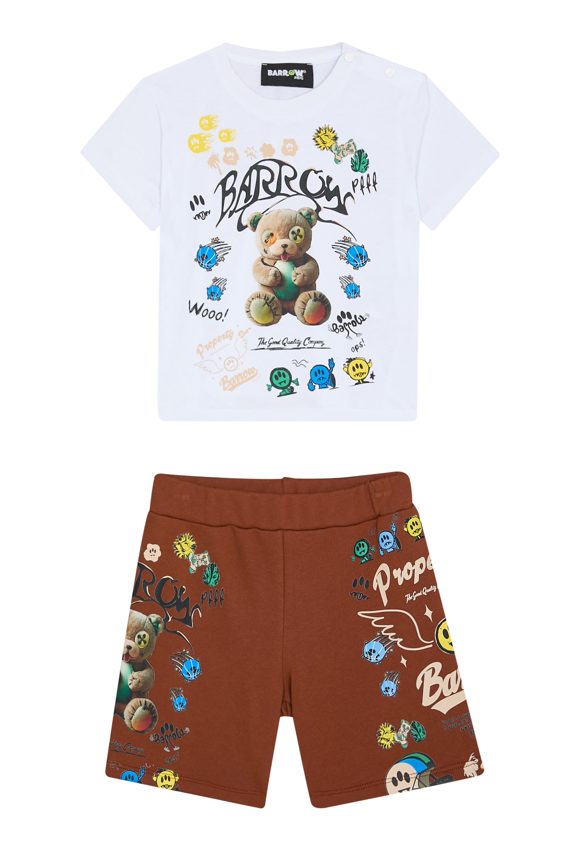 Kids Graphic New Born T-shirt & Shorts Set
