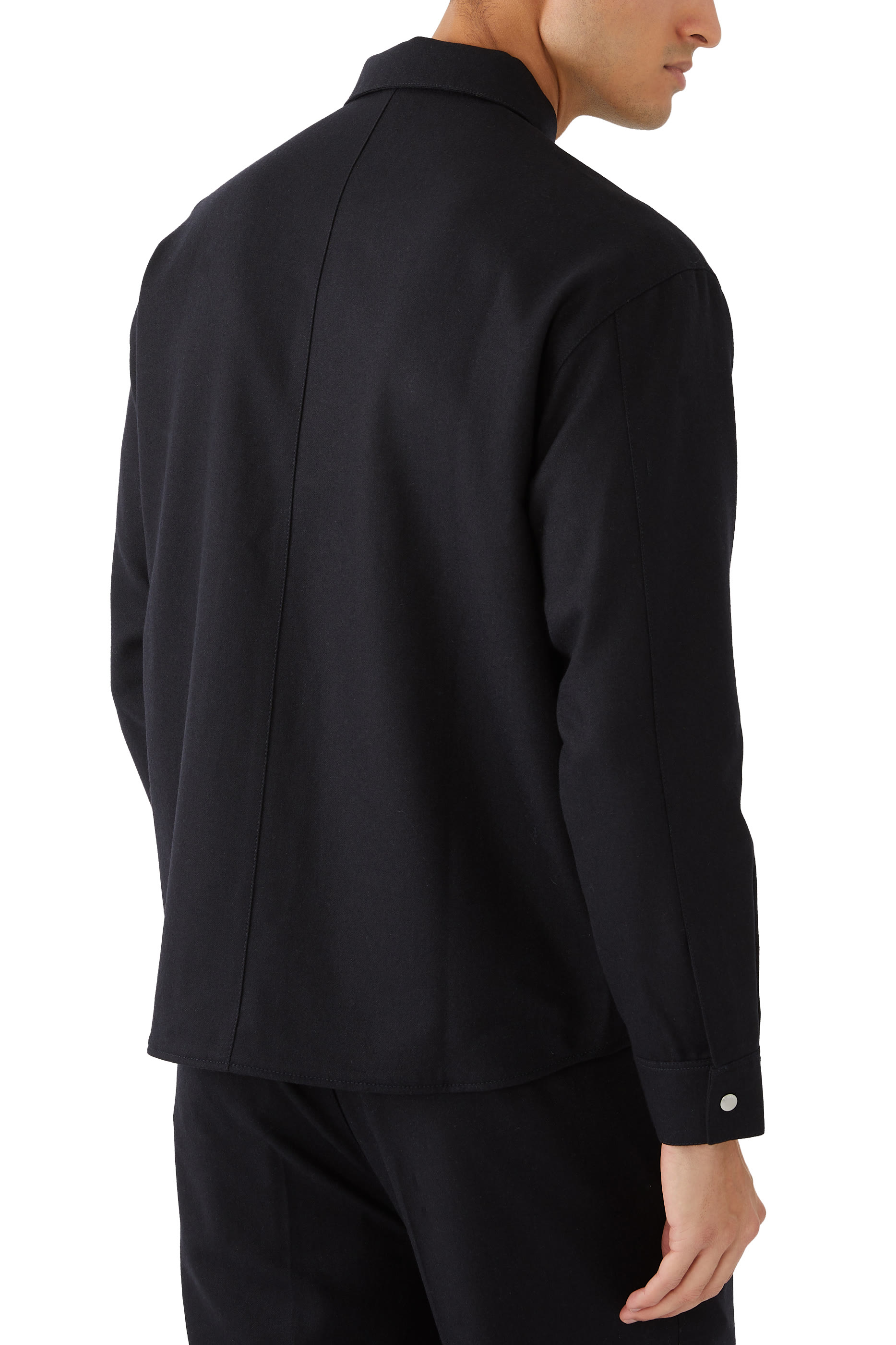 Modern Flannel Zip Jacket