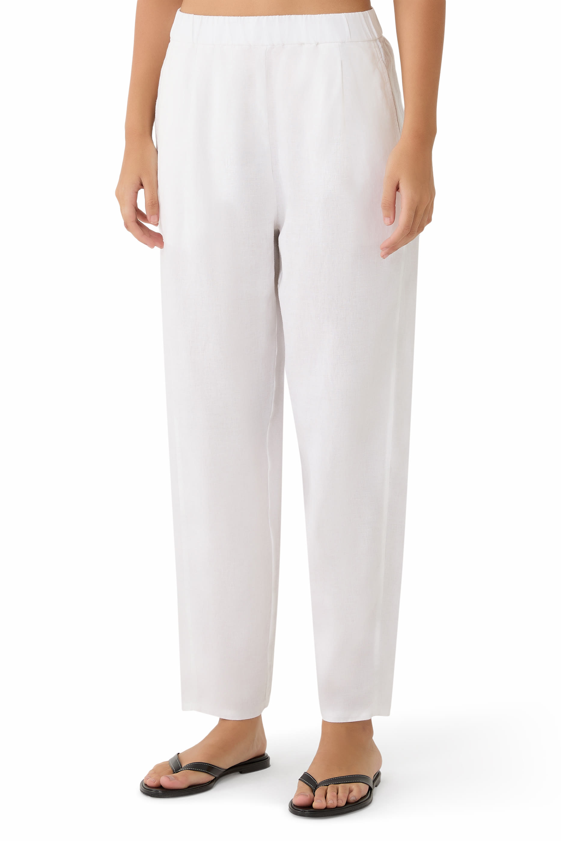 Organic Linen Lantern Pants