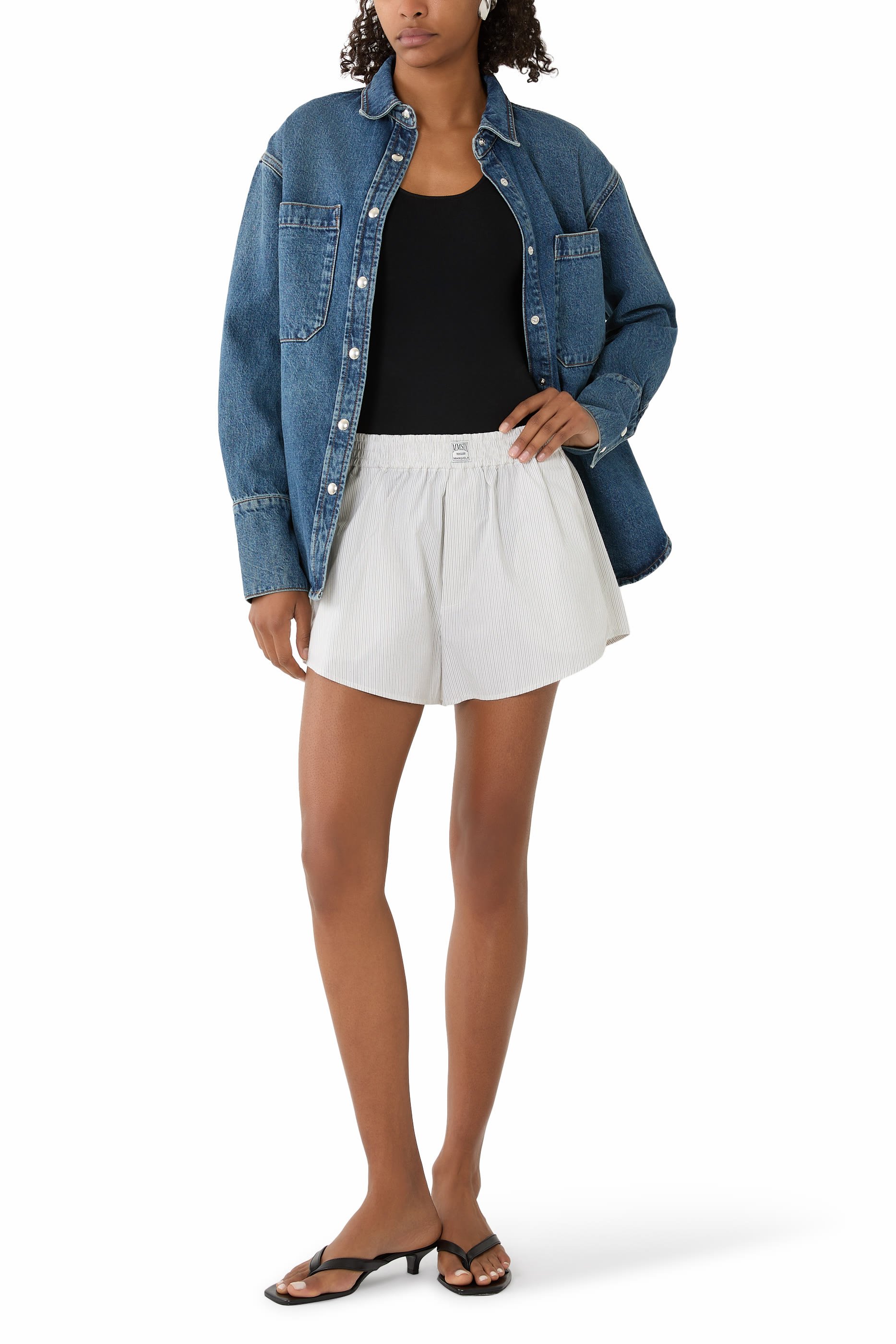 Poplin Cotton Shorts