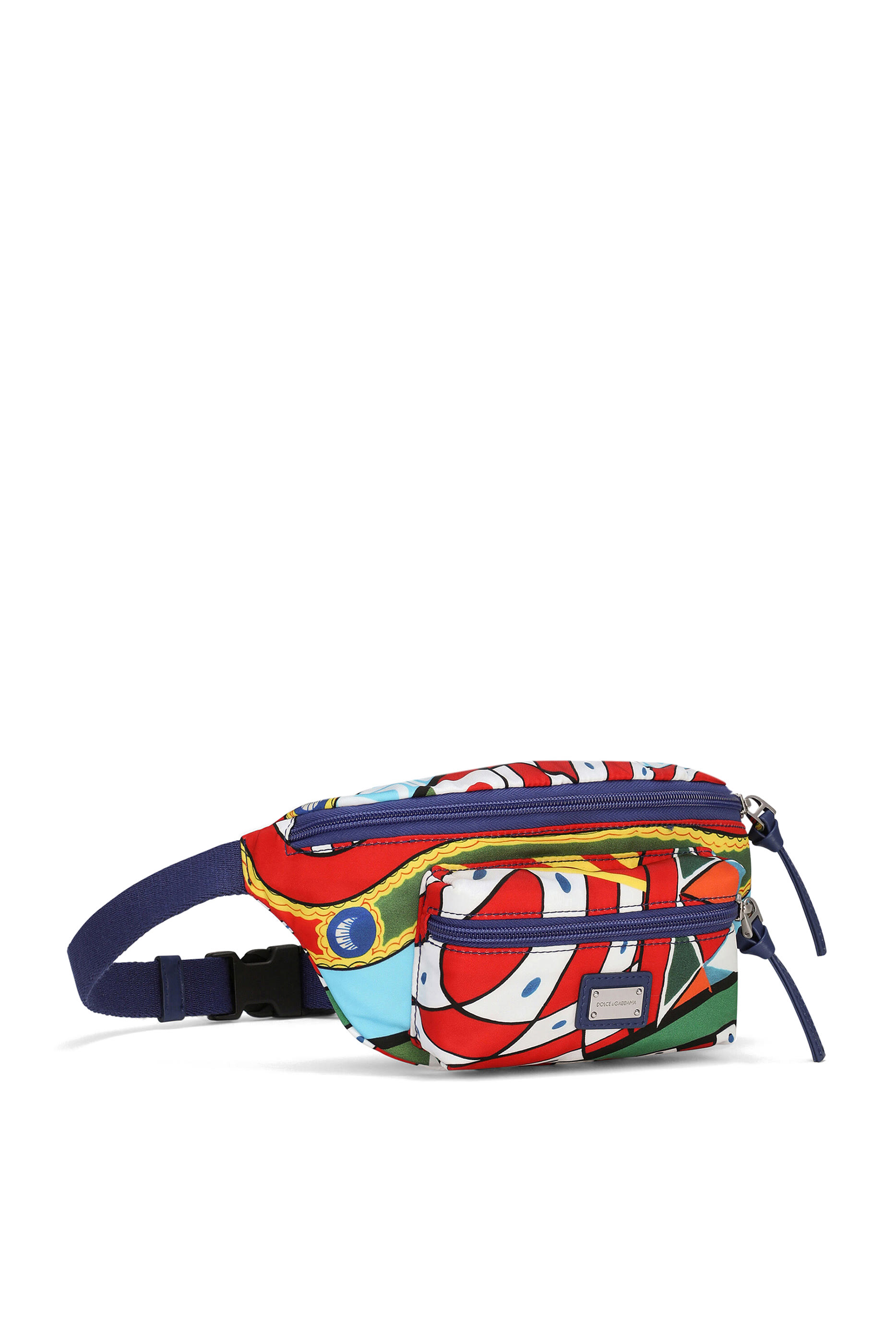 Kids Graphic Print Nylon Belt Bag