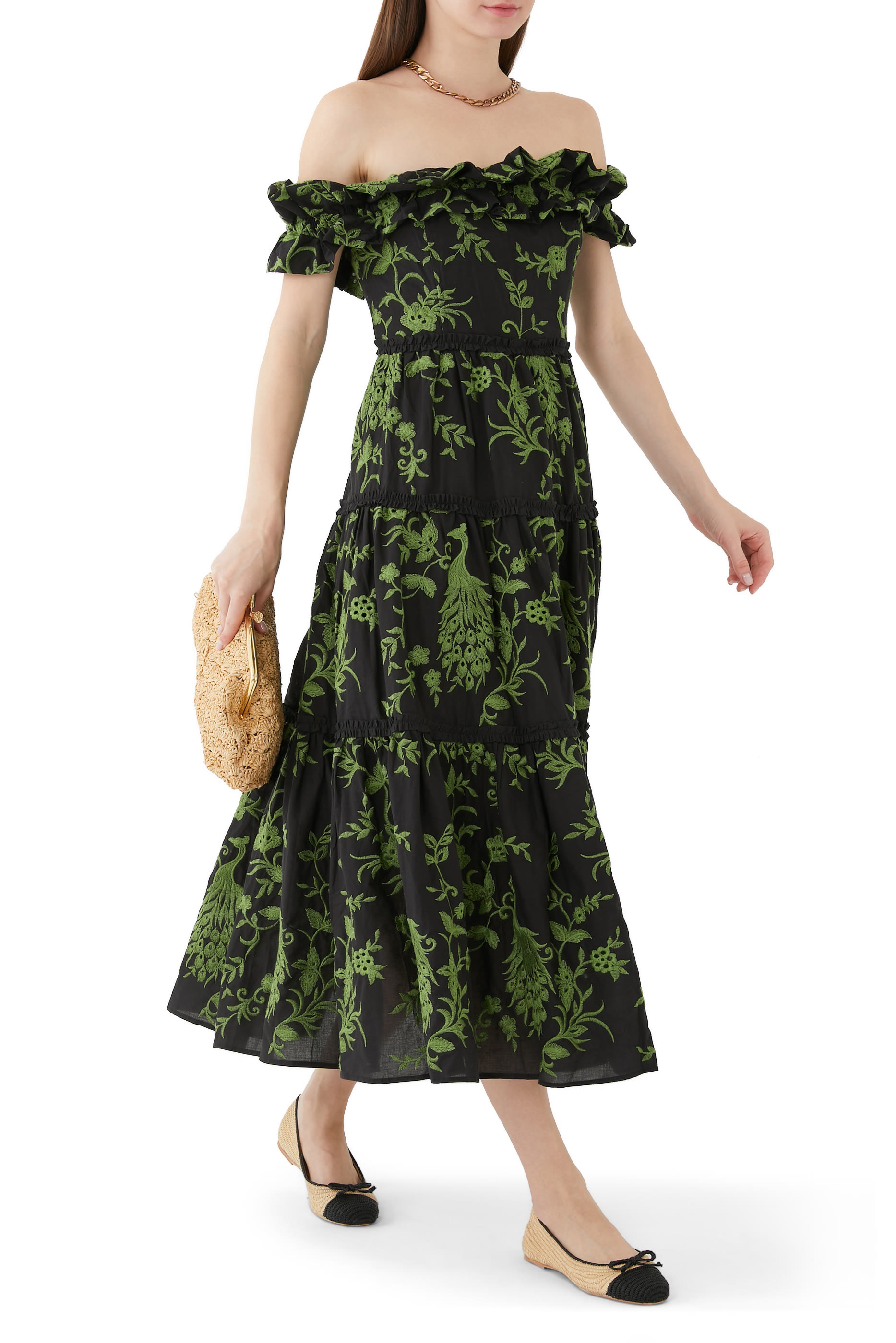 Filerimos Off-The-Shoulder Dress