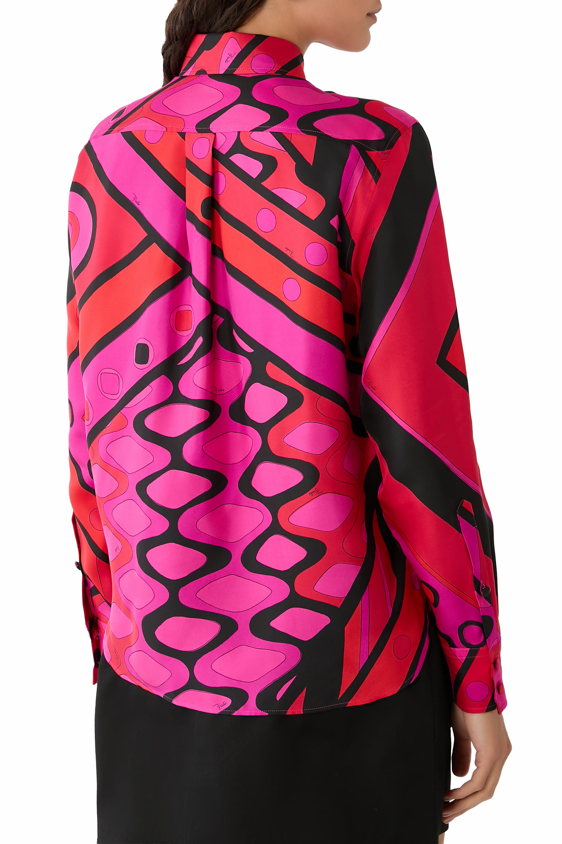 Vivara-Print Silk Shirt 