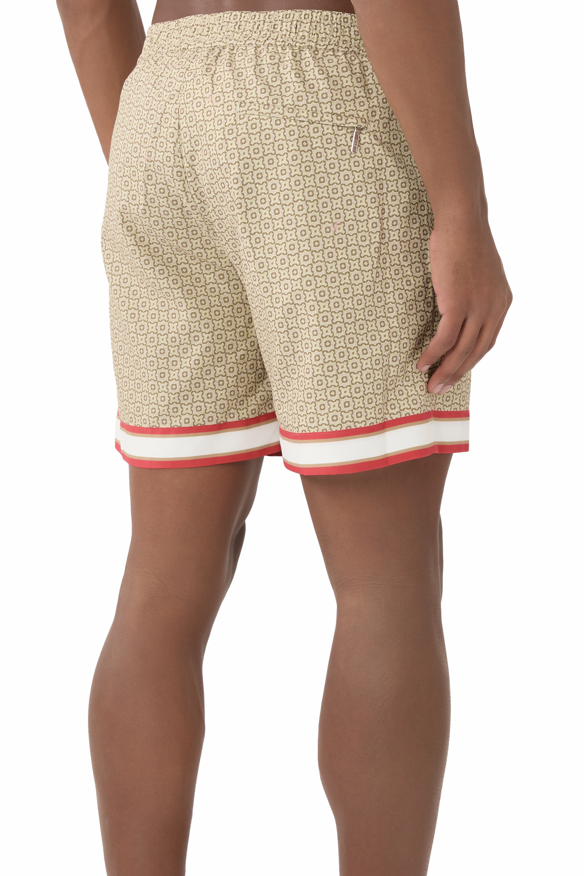 Ramon Tailored Printed Geo Swim Shorts