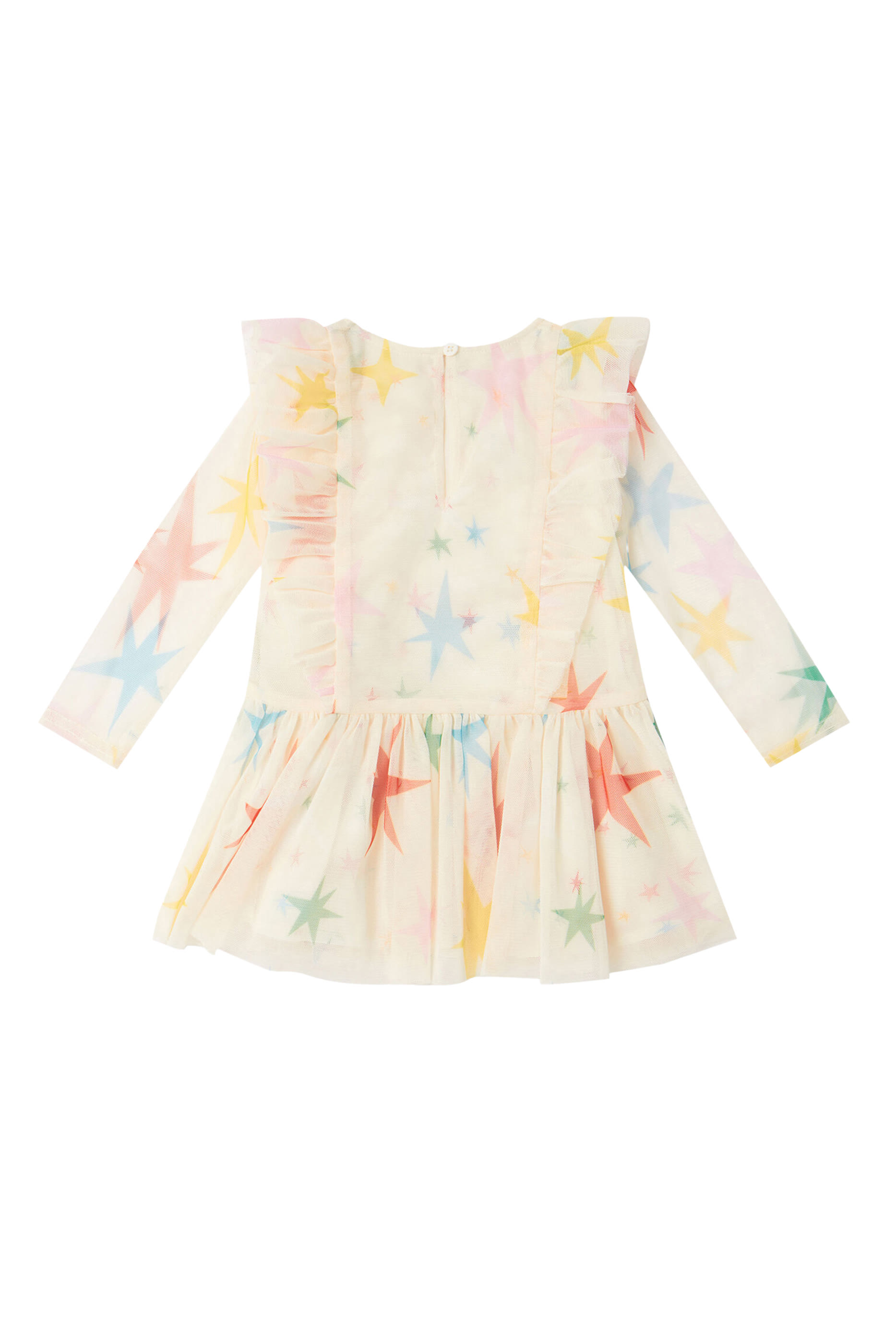 Baby Star Pattern Frilled Tulle Dress