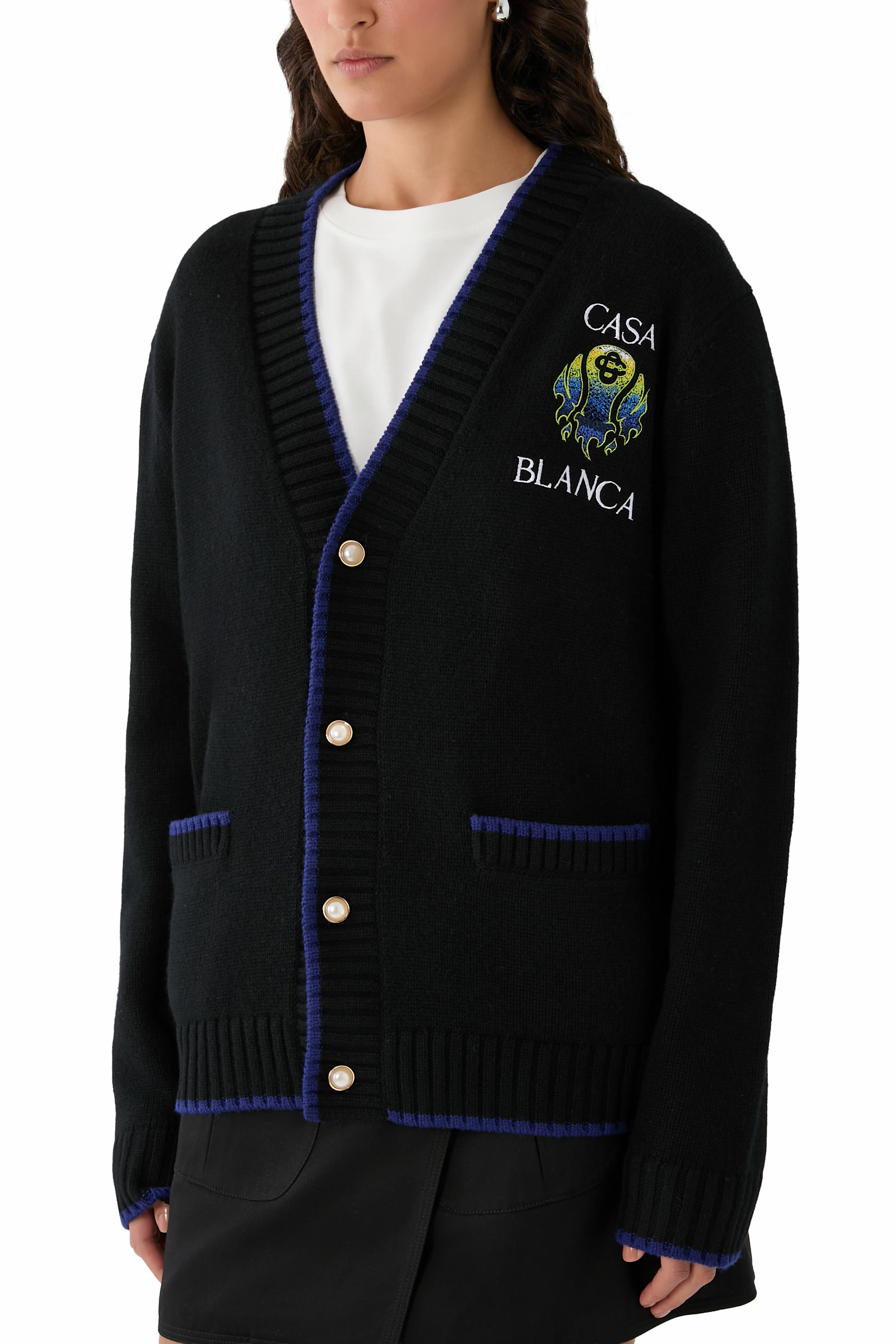 Flaming Tennis Ball Cardigan