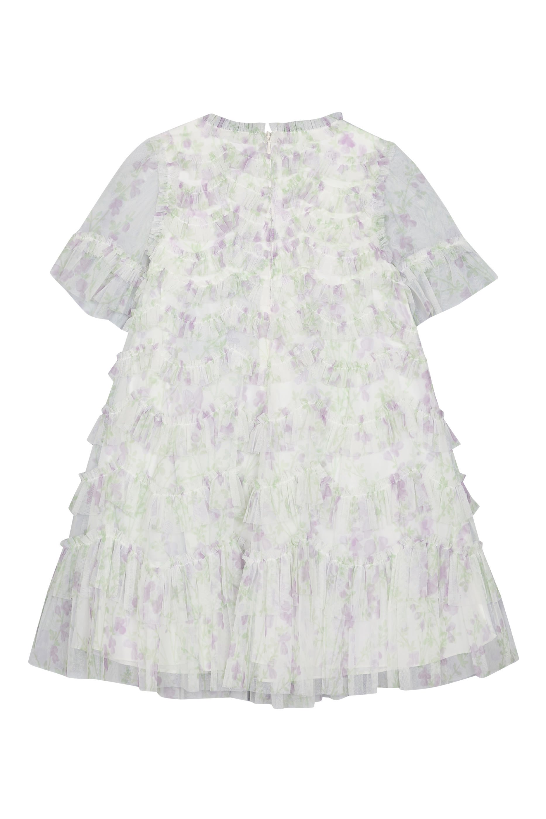 Kids Scallop Ruffle Dress 