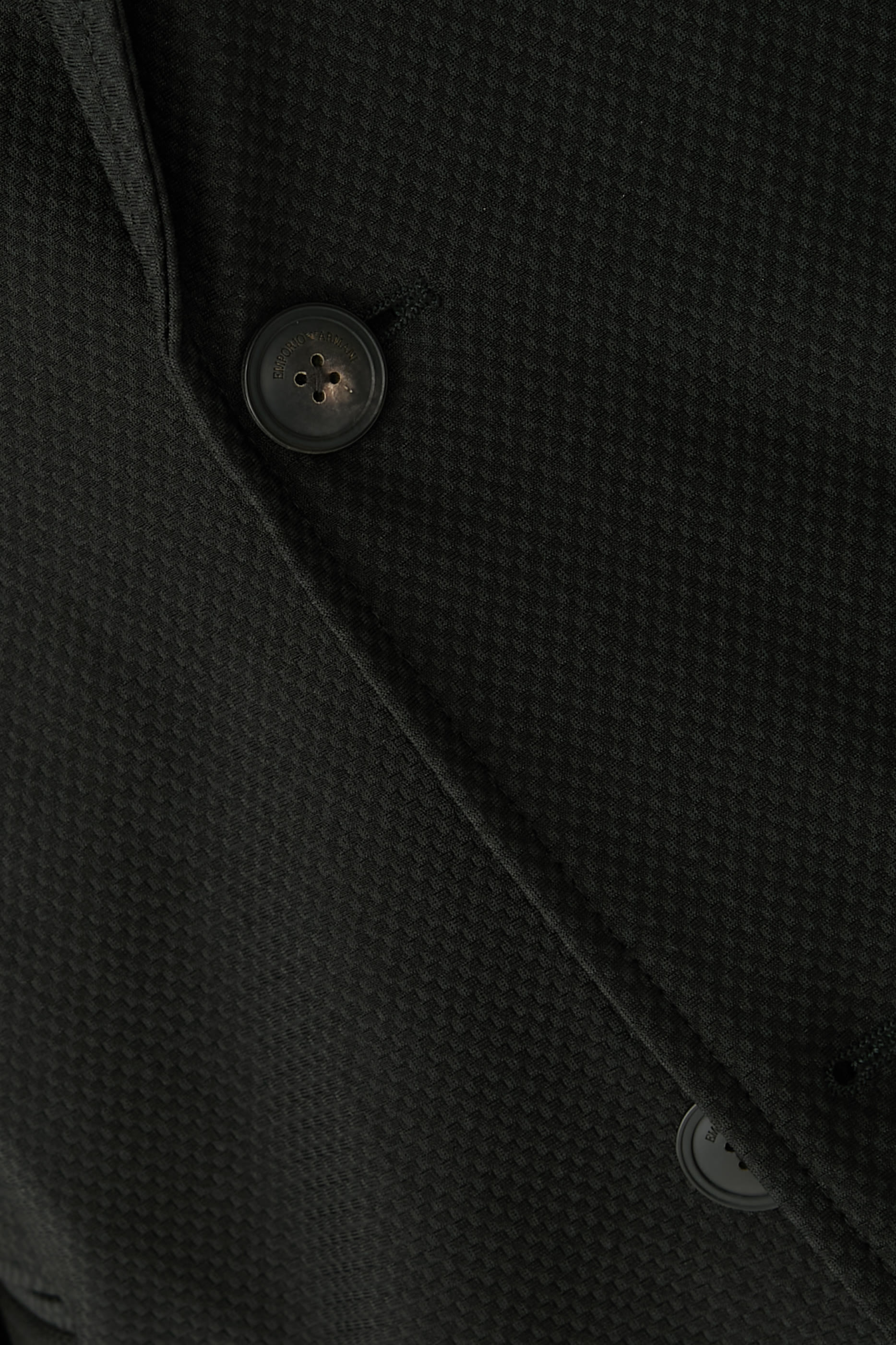 3D Micro-Textured Effect Single-Breasted Jacket