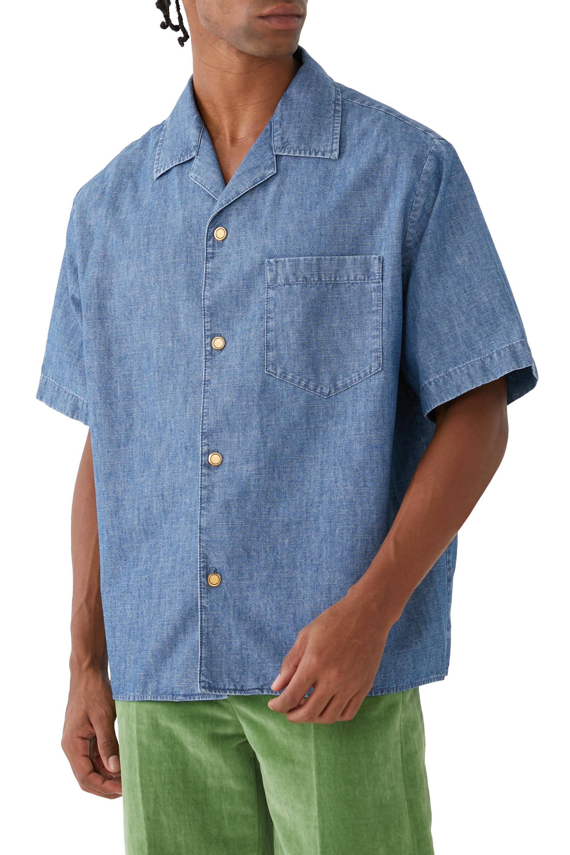 Denim Bowling Shirt