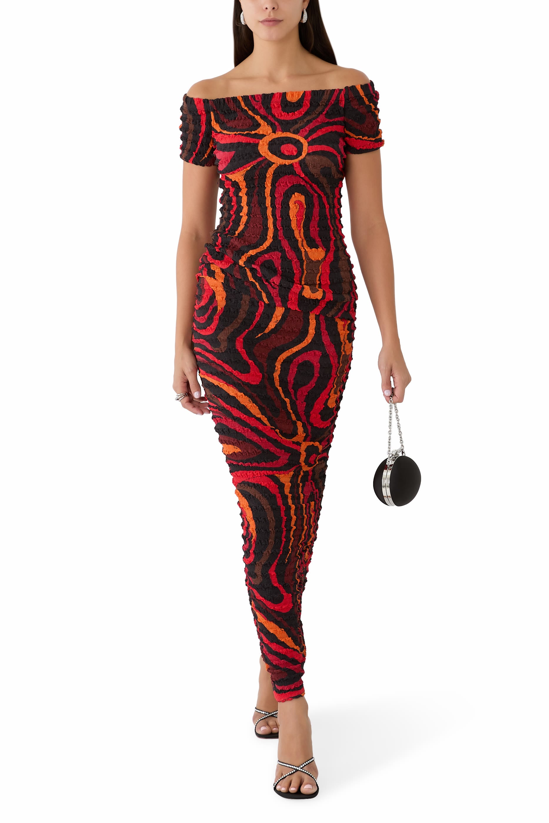 Marmo Print Shibori Top 