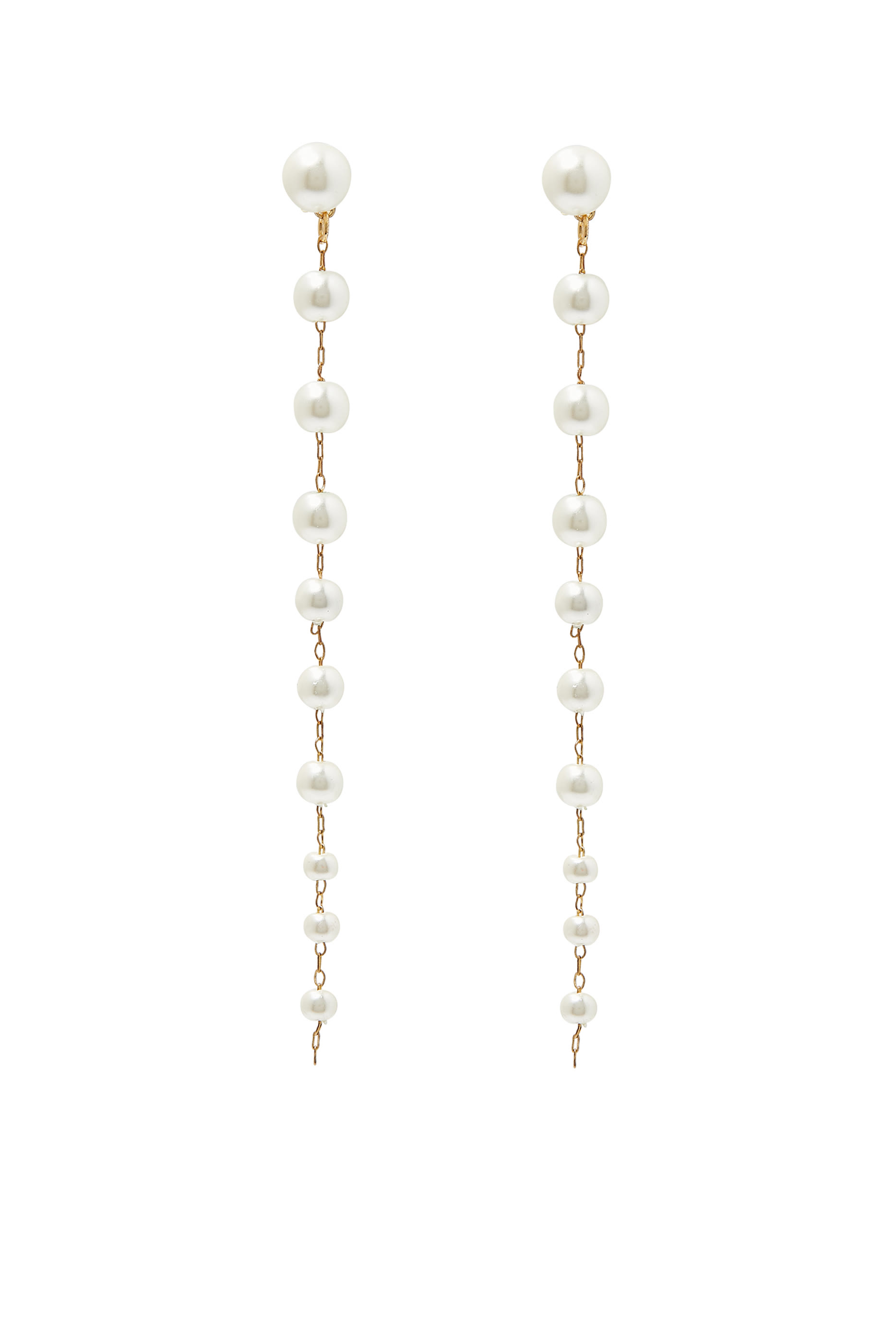 Anais Earrings, 14k Gold Plated & Swarovski Pearls
