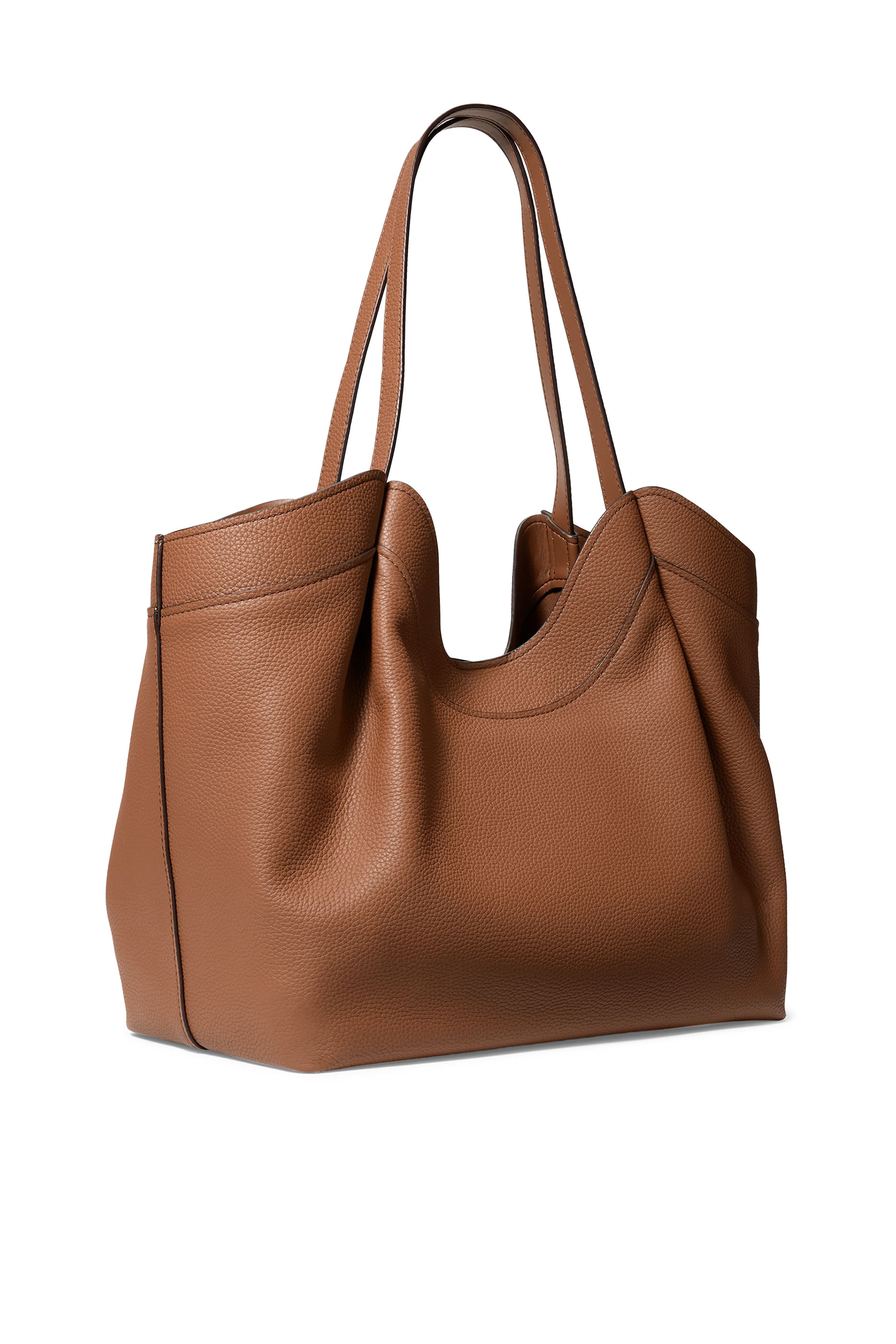 Bernie Large Pebbled Leather Tote Bag