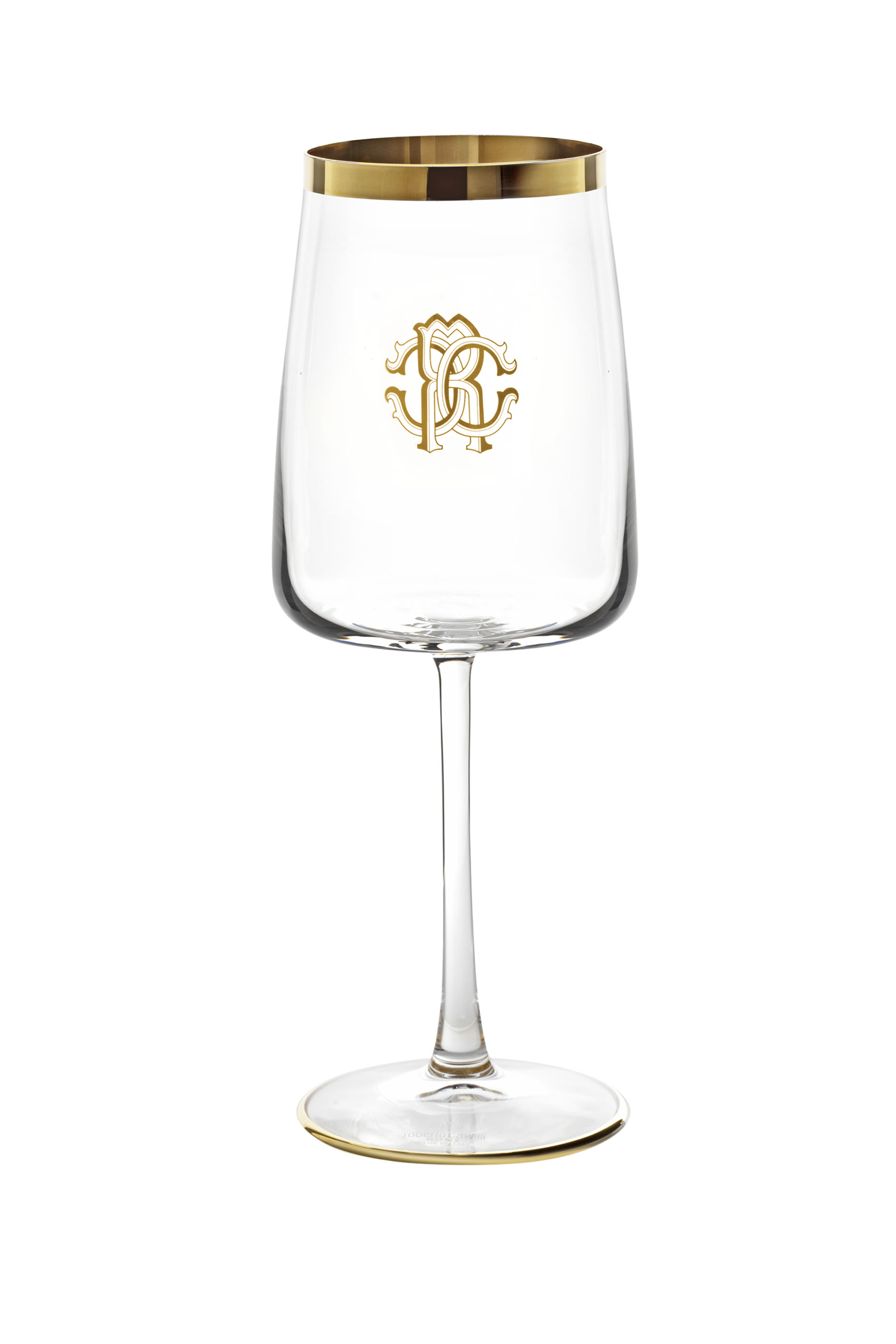 New Monogram Gold Beverage Glass - Set of 2