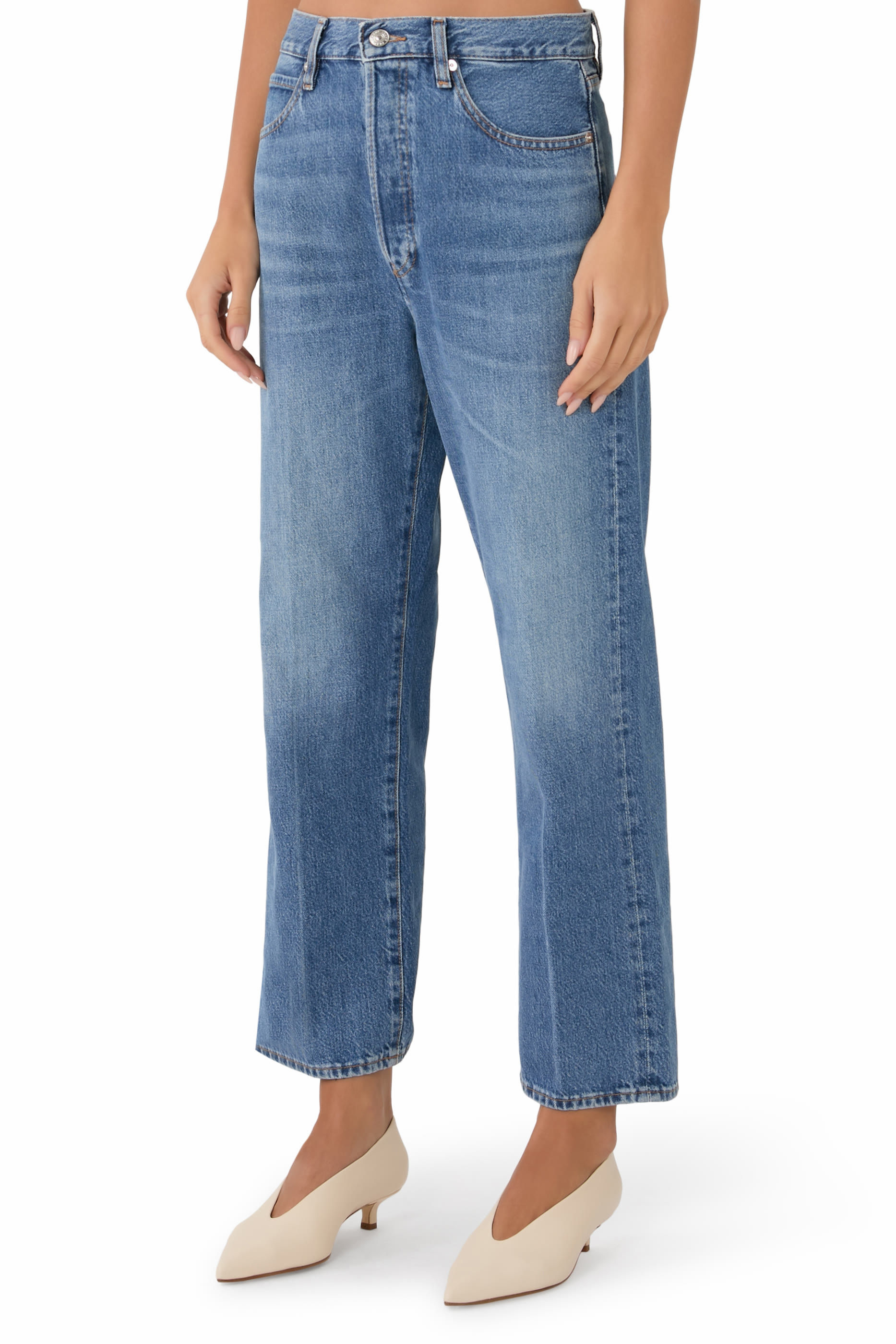 The Vertical Crop Jeans