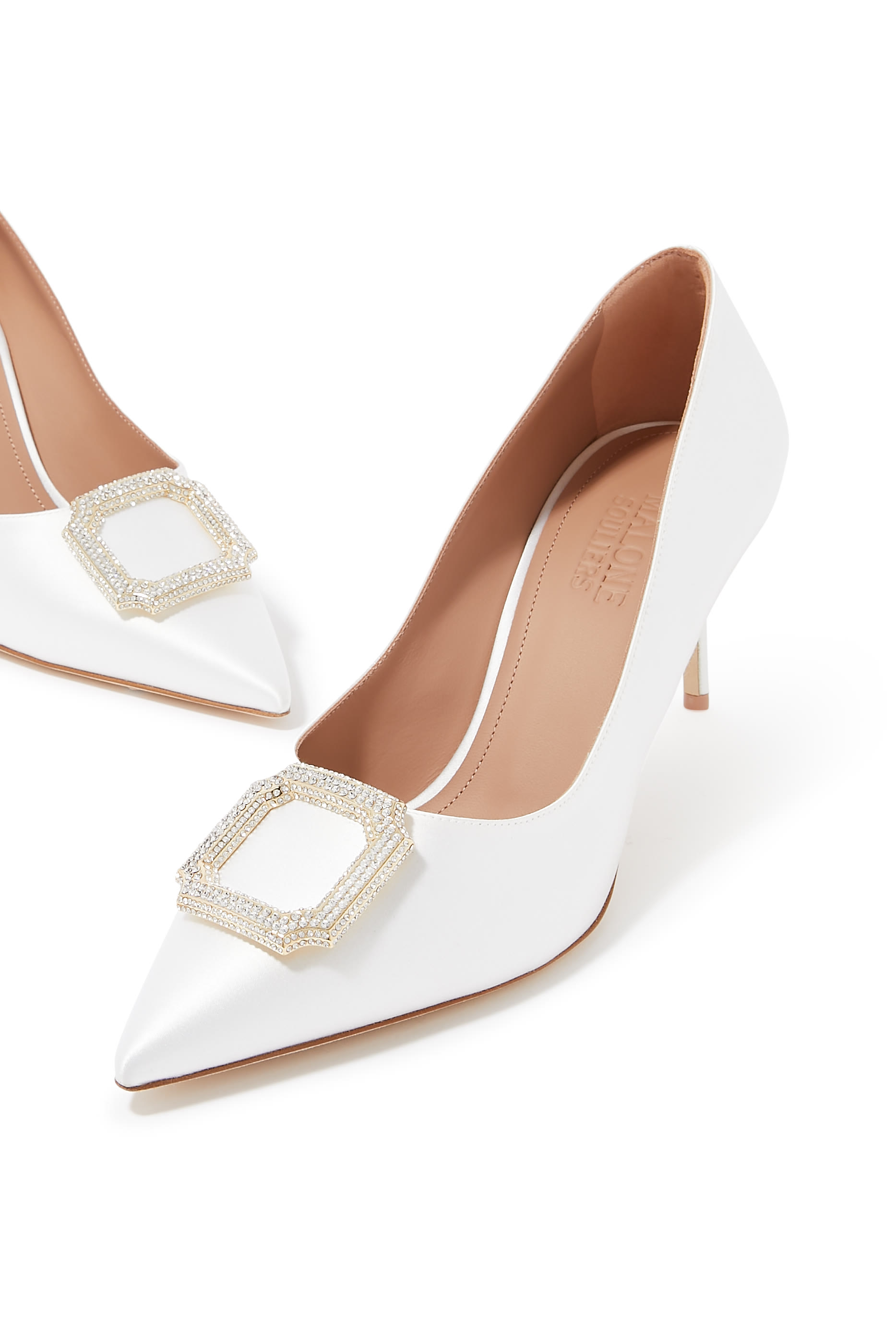 Monroe Satin 70 Slingback Pump