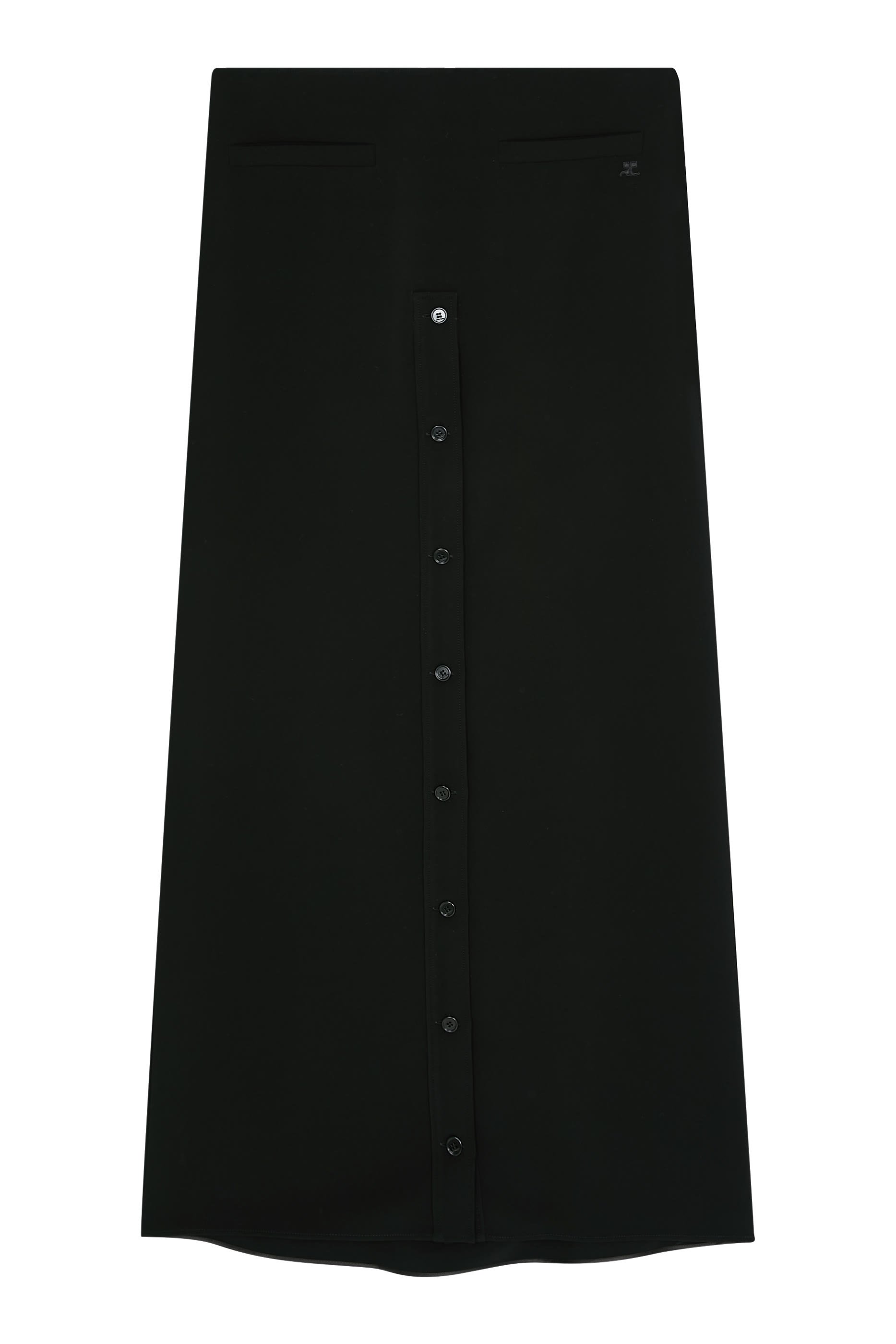 Heritage Buttoned Long Skirt