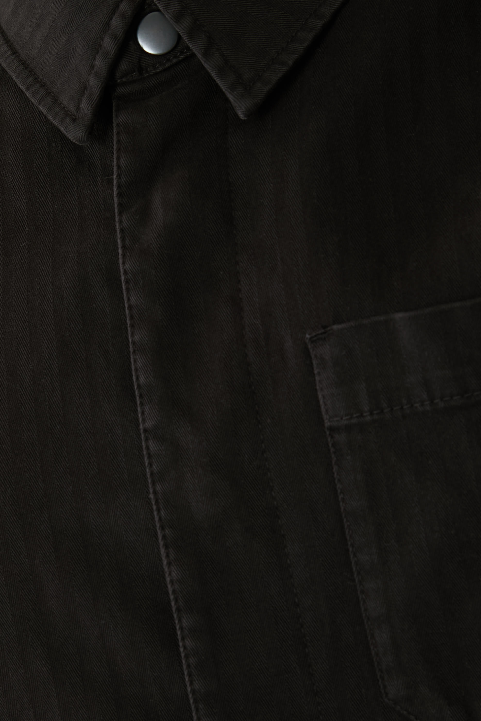 Herringbone Twill Shirt Jacket