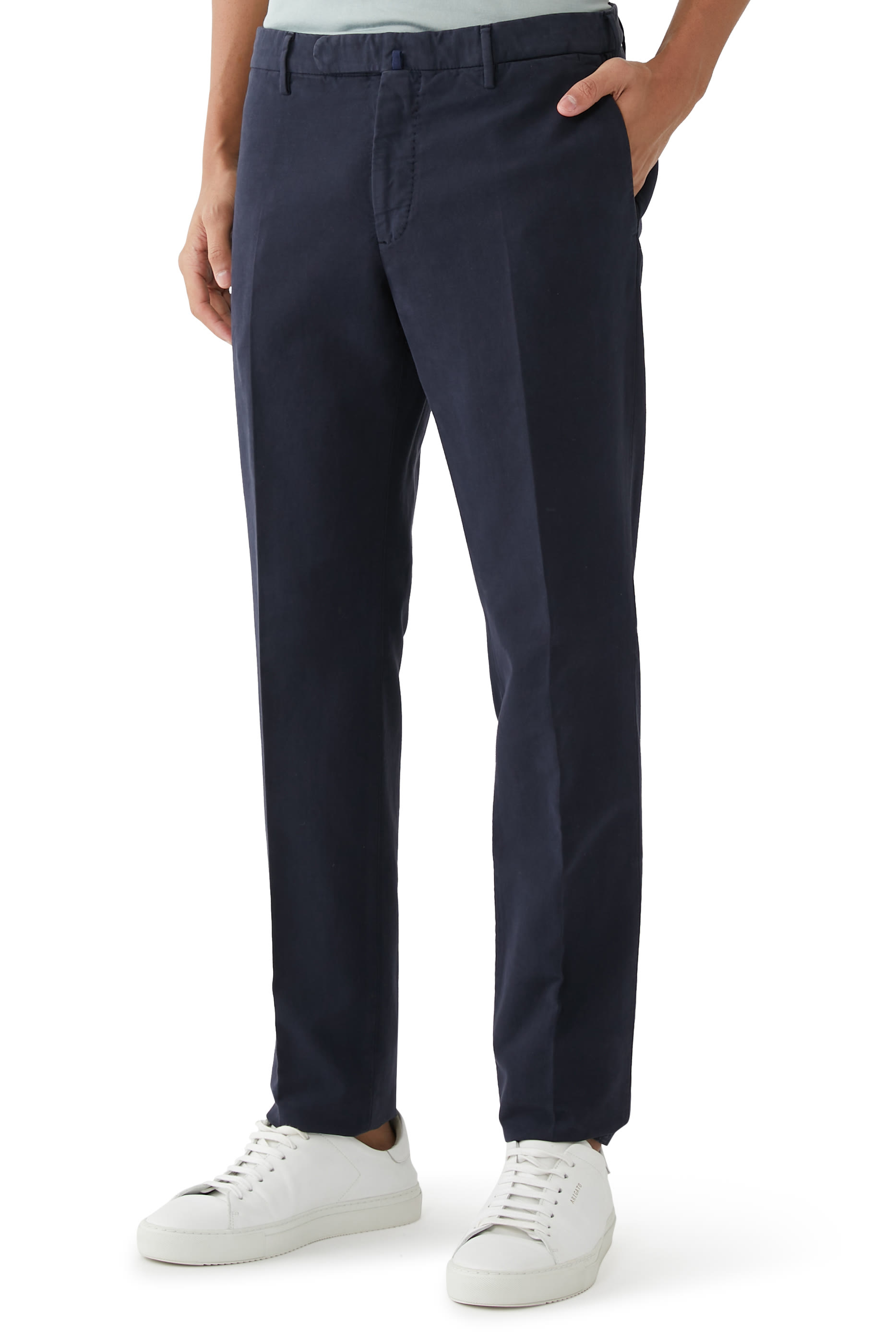 Slim-Fit Doeskin Trousers