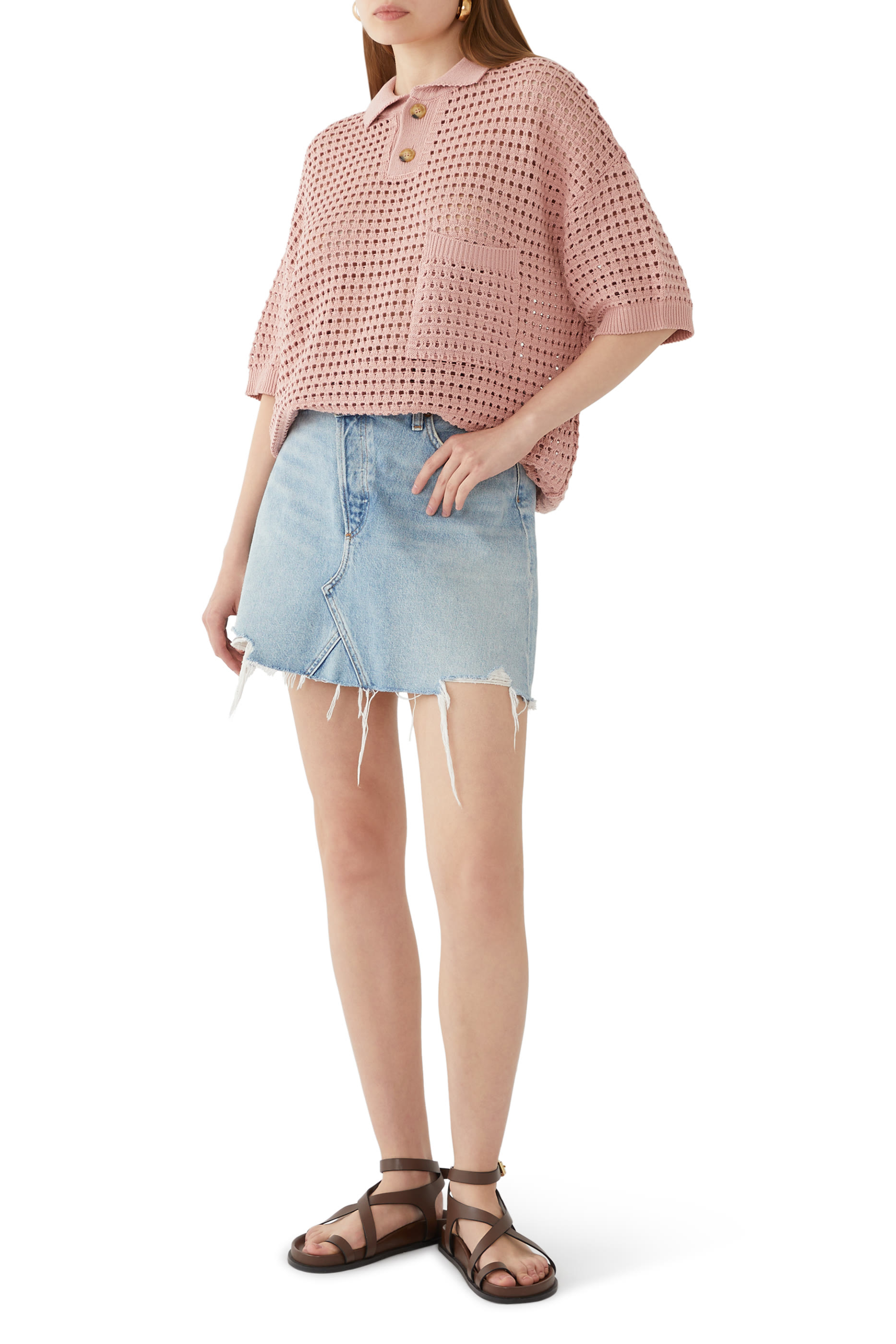 Joana Polo Shirt in Cotton-Knit