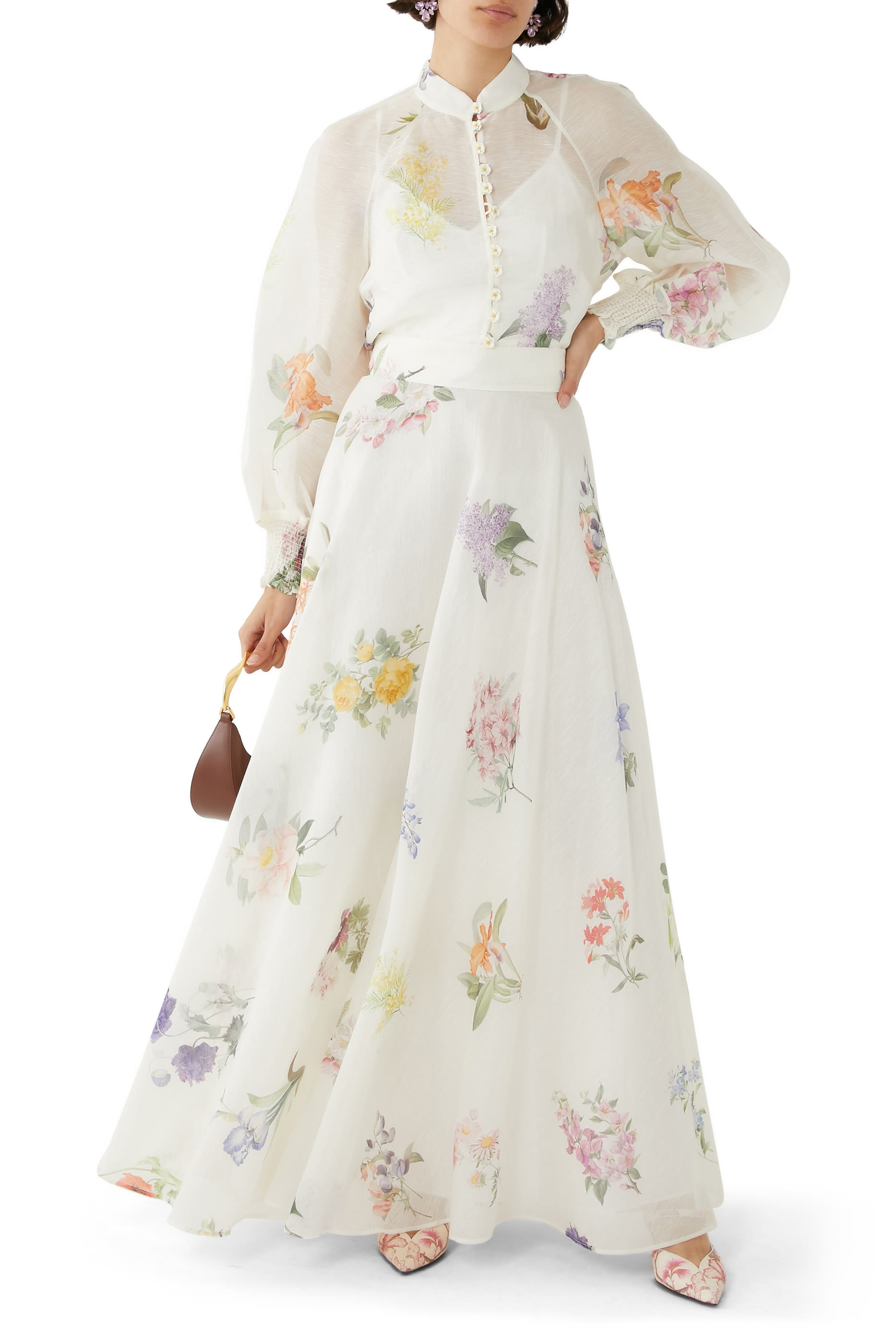 Natura Floral Print Blouse