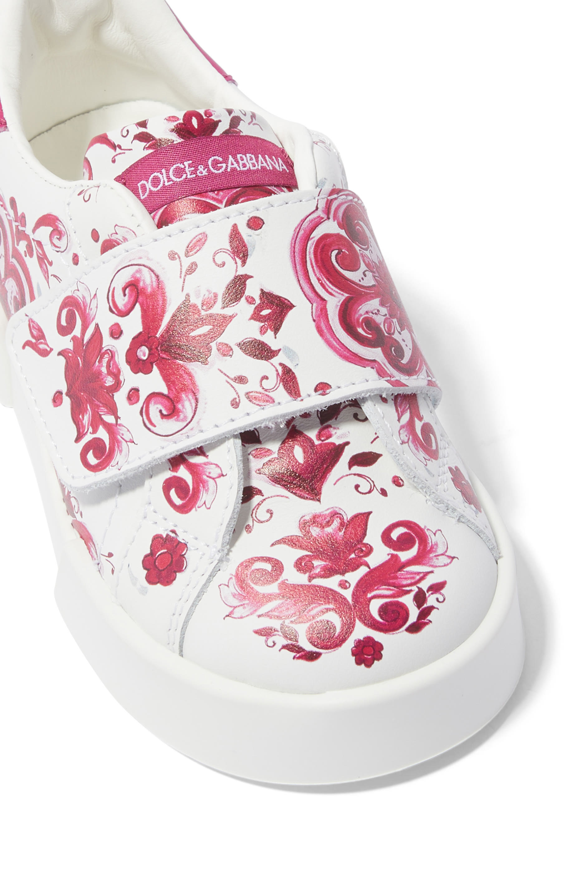 Kids First Steps Majolica Print Nappa Sneakers
