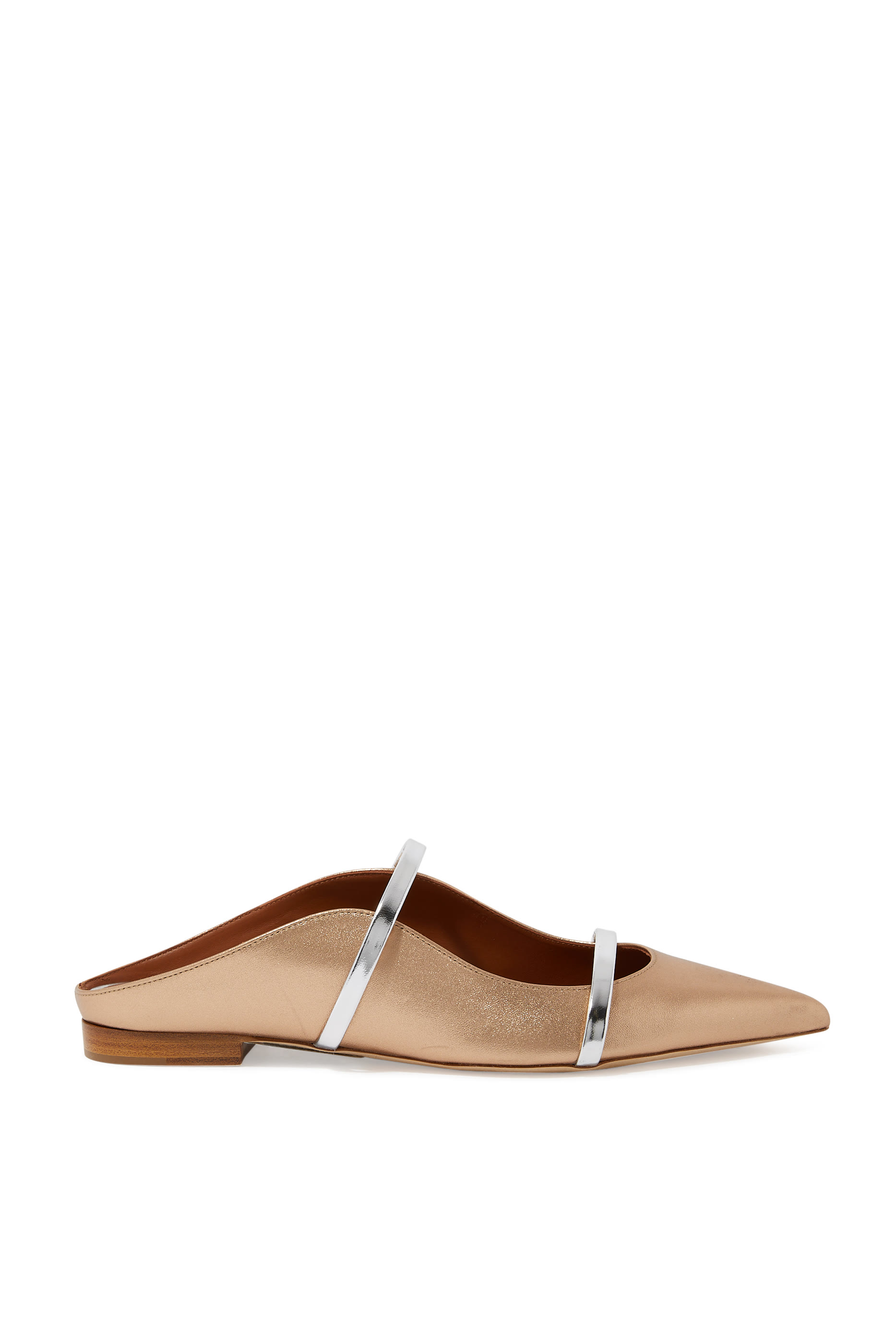 Maureen Metallic Flat Mules