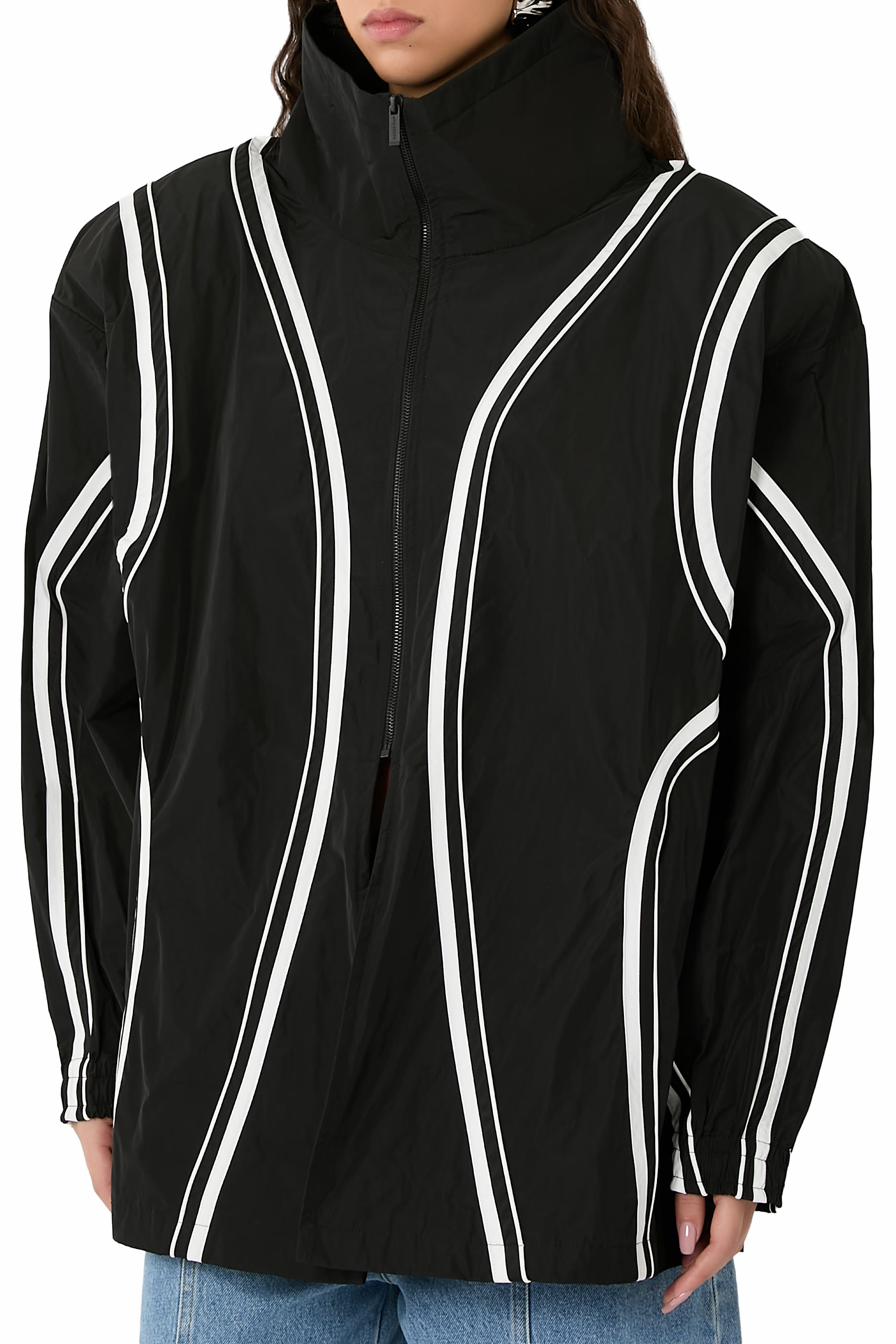 Embellished Geometrical Multi-Style Tracksuit Jacket