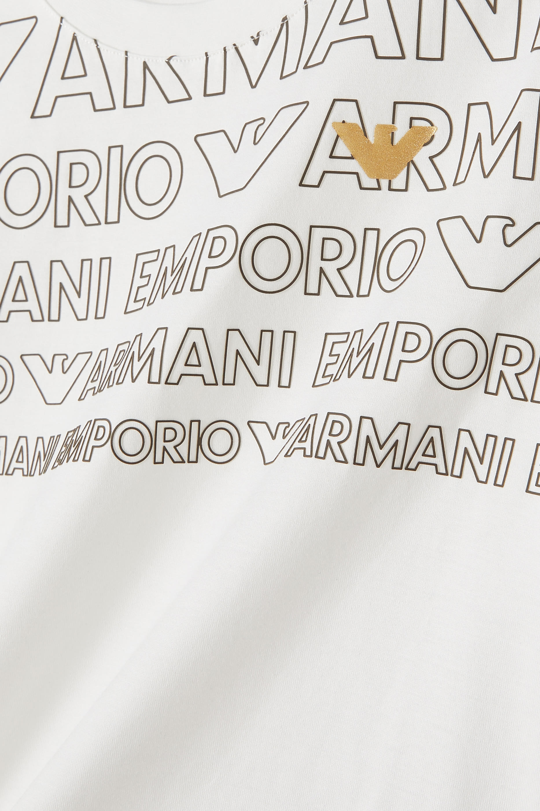 Kids Short Sleeve Logo Center T-Shirt